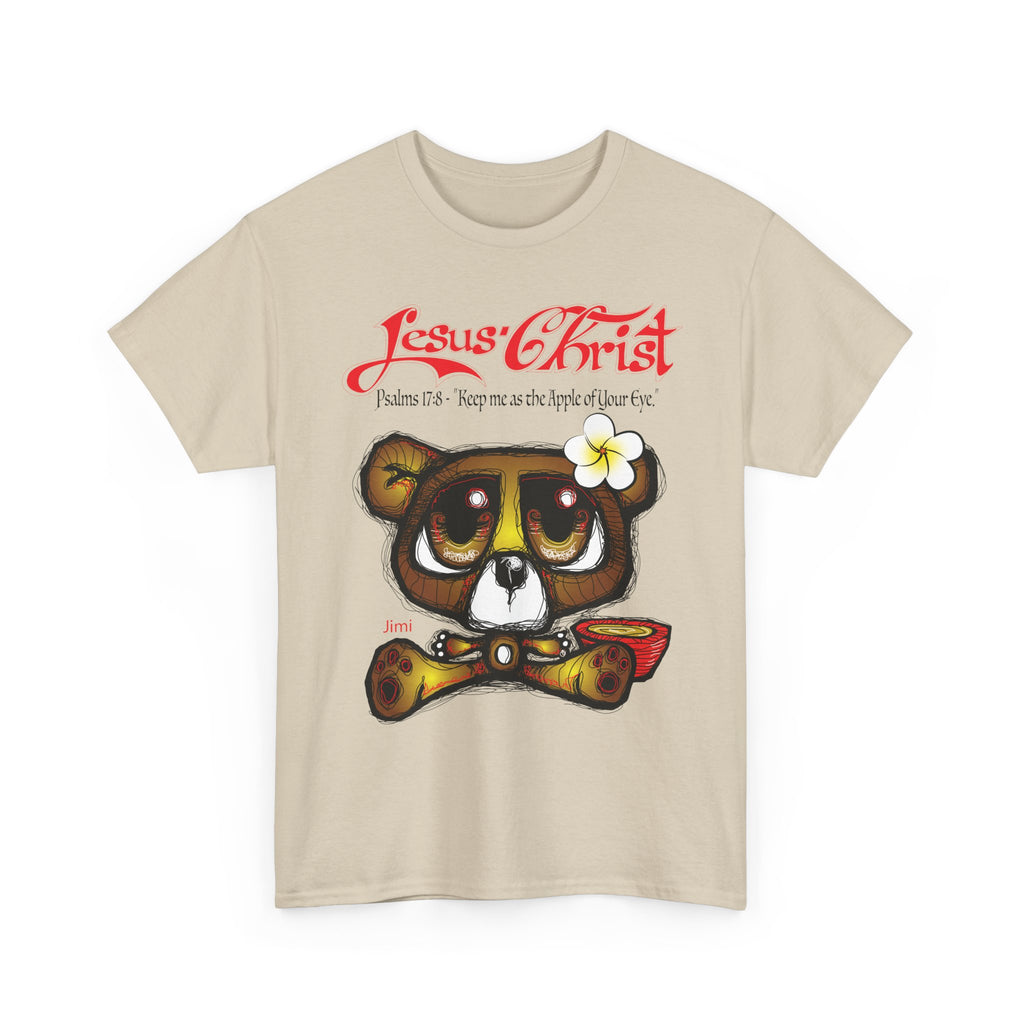 Christian Bear T-Shirt — "Jesus Christ" Psalm 73 Inspirational Faith Tee