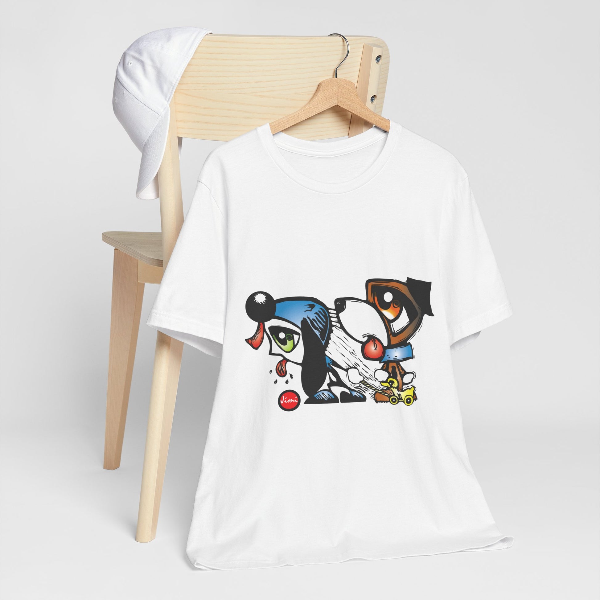 Pet Lovers' Graphic Tee, Fun Dog Design, Unisex Short Sleeve Shirt, Casual Wear, Animal Gift, Birthday Present, Dog Owner Apparel