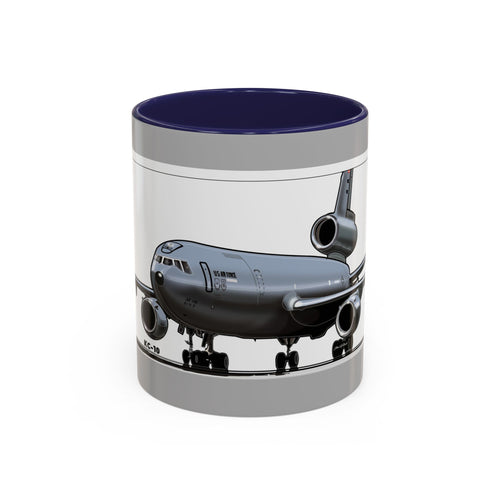 Airplane Lover's Accent Coffee Mug | Travel Gift, Aviation Decor, Pilot Present, Unique Coffee Cup, Jet Enthusiast Mug