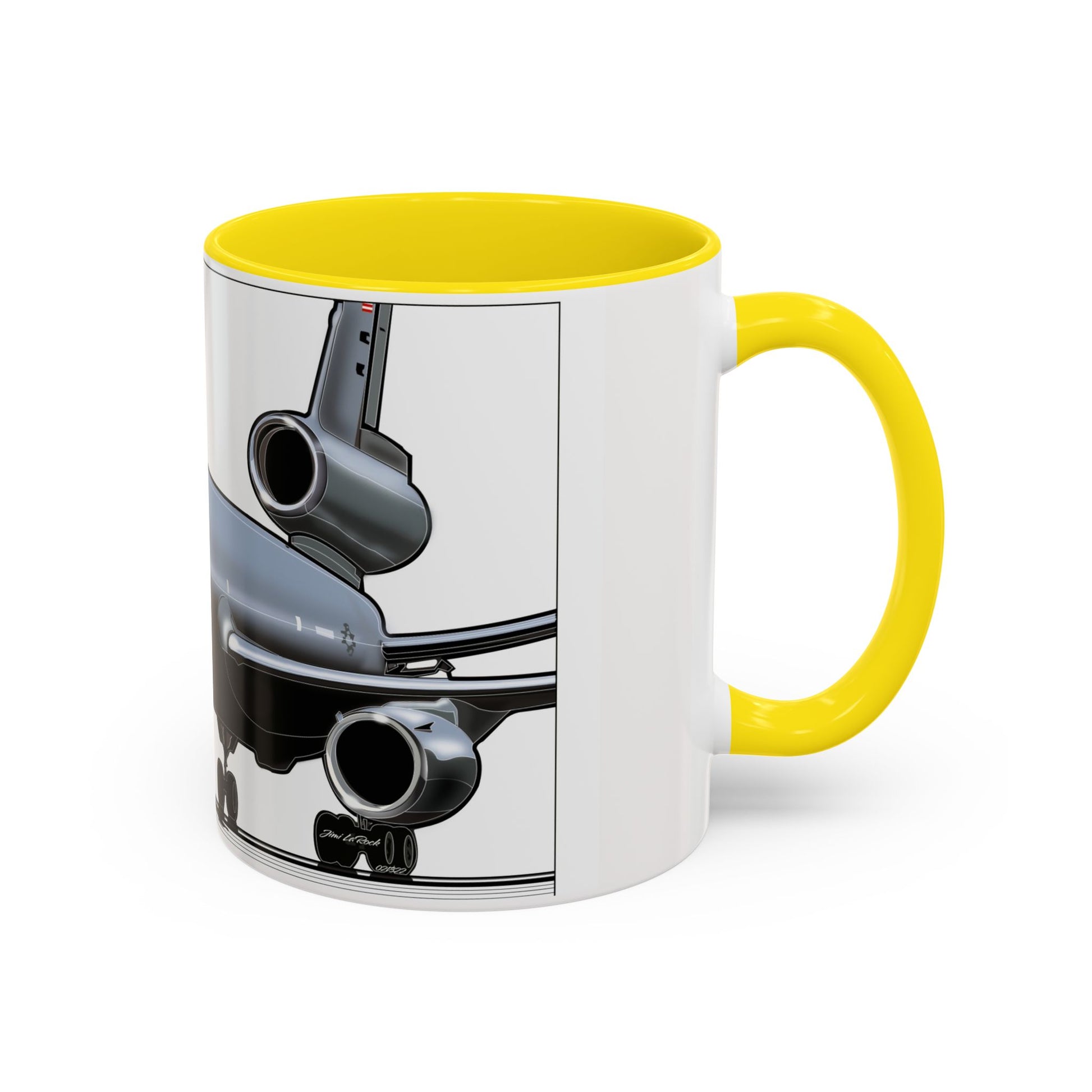 Airplane Lover's Accent Coffee Mug | Travel Gift, Aviation Decor, Pilot Present, Unique Coffee Cup, Jet Enthusiast Mug