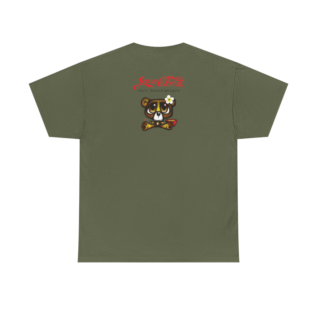 Christian Bear T-Shirt — "Jesus Christ" Psalm 73 Inspirational Faith Tee