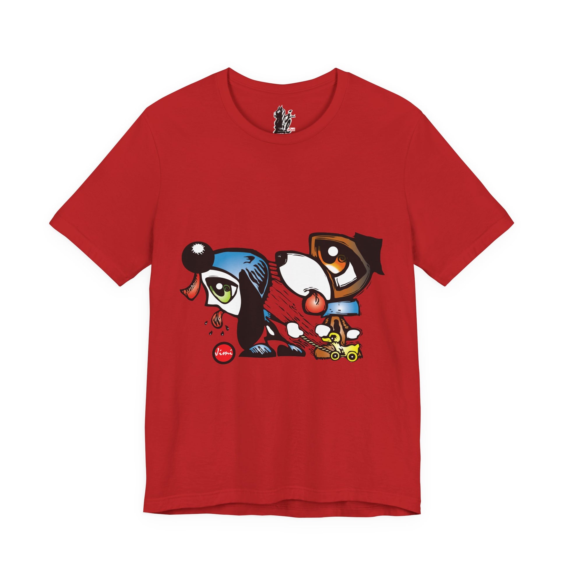 Pet Lovers' Graphic Tee, Fun Dog Design, Unisex Short Sleeve Shirt, Casual Wear, Animal Gift, Birthday Present, Dog Owner Apparel