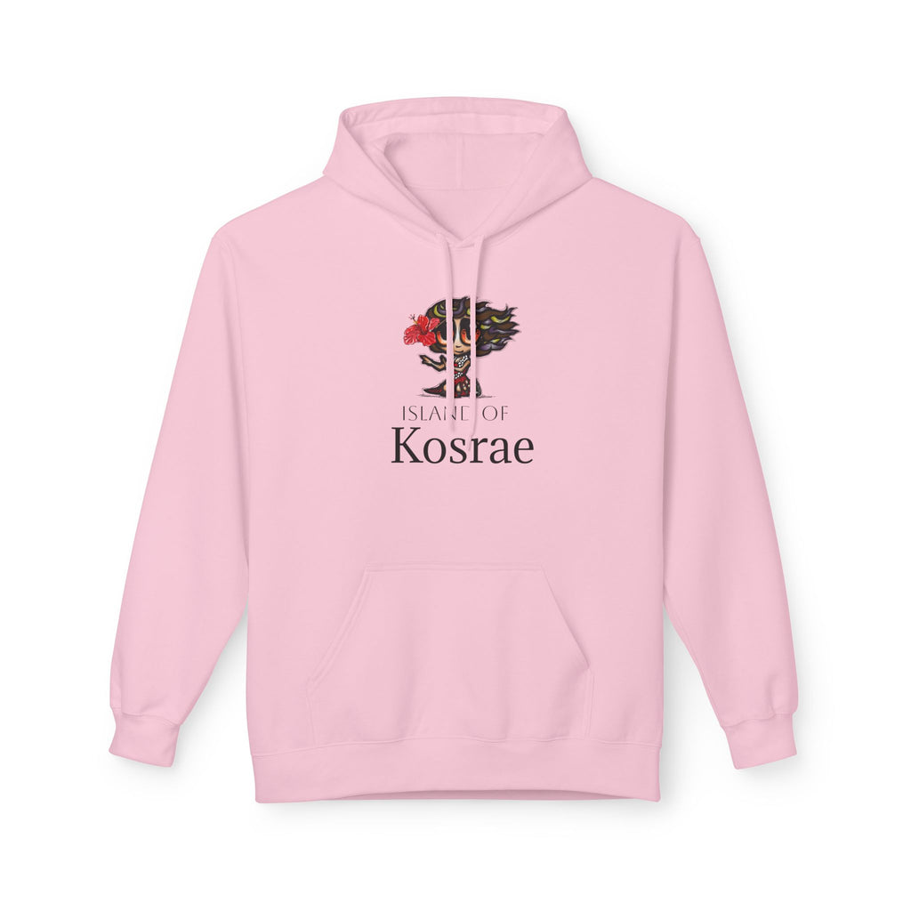 Kosrae Island Hoodie — Tropical Floral Island Graphic Sweatshirt