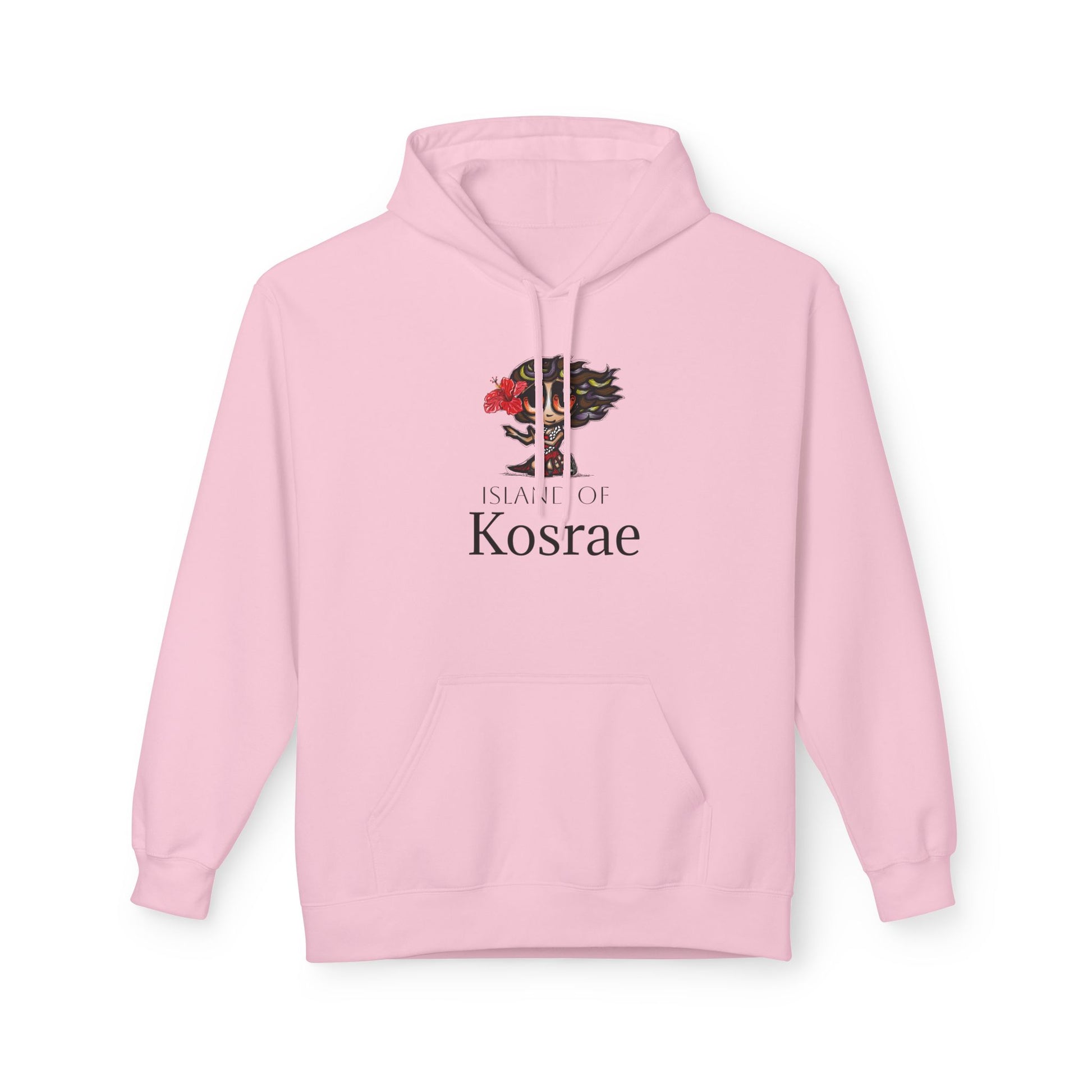 Kosrae Island Hoodie — Tropical Floral Island Graphic Sweatshirt