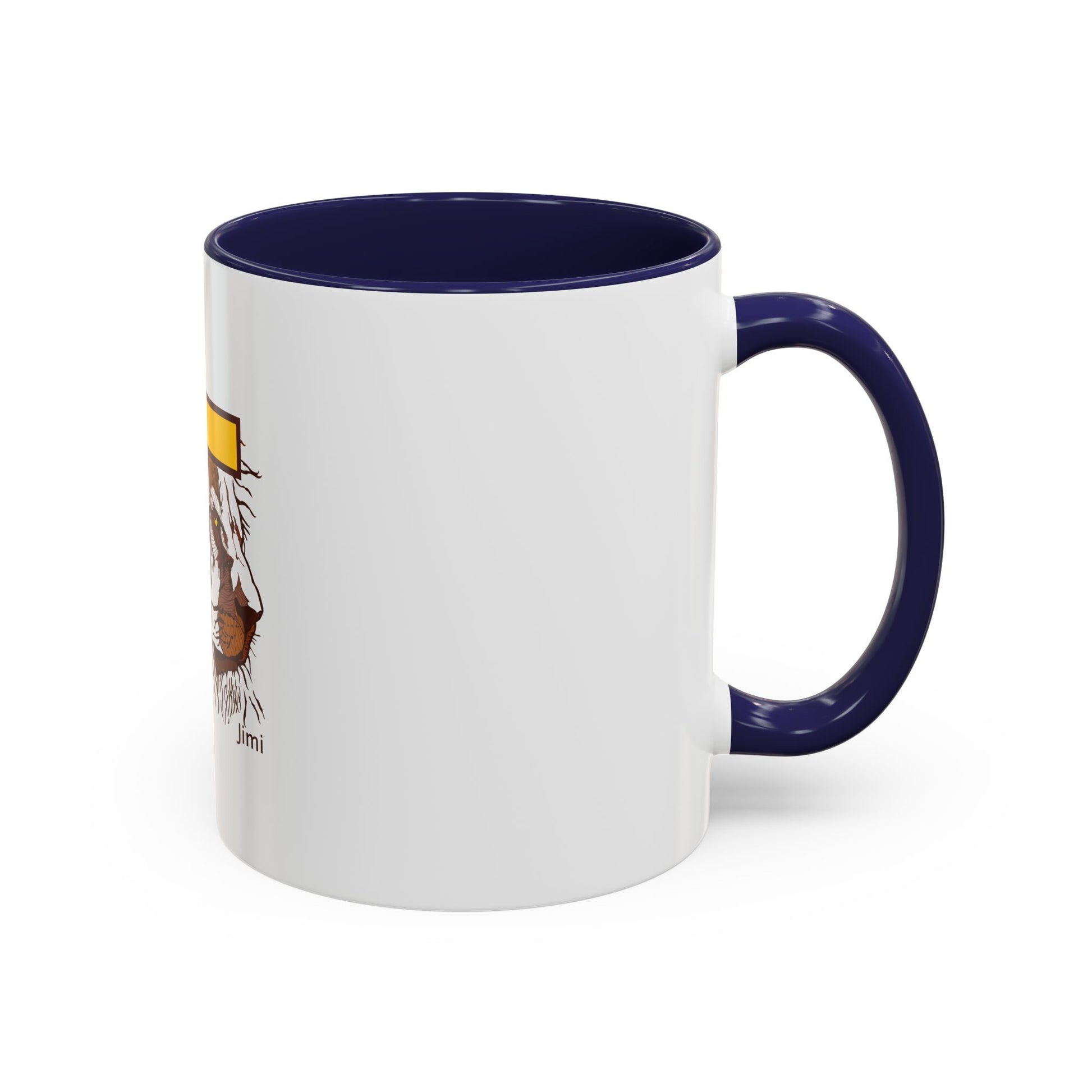 Christian Cross & Lion Accent Coffee Mug — Inspirational Scripture Design (11/15oz)