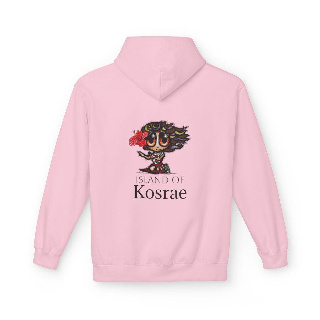 Kosrae Island Hoodie — Tropical Floral Island Graphic Sweatshirt