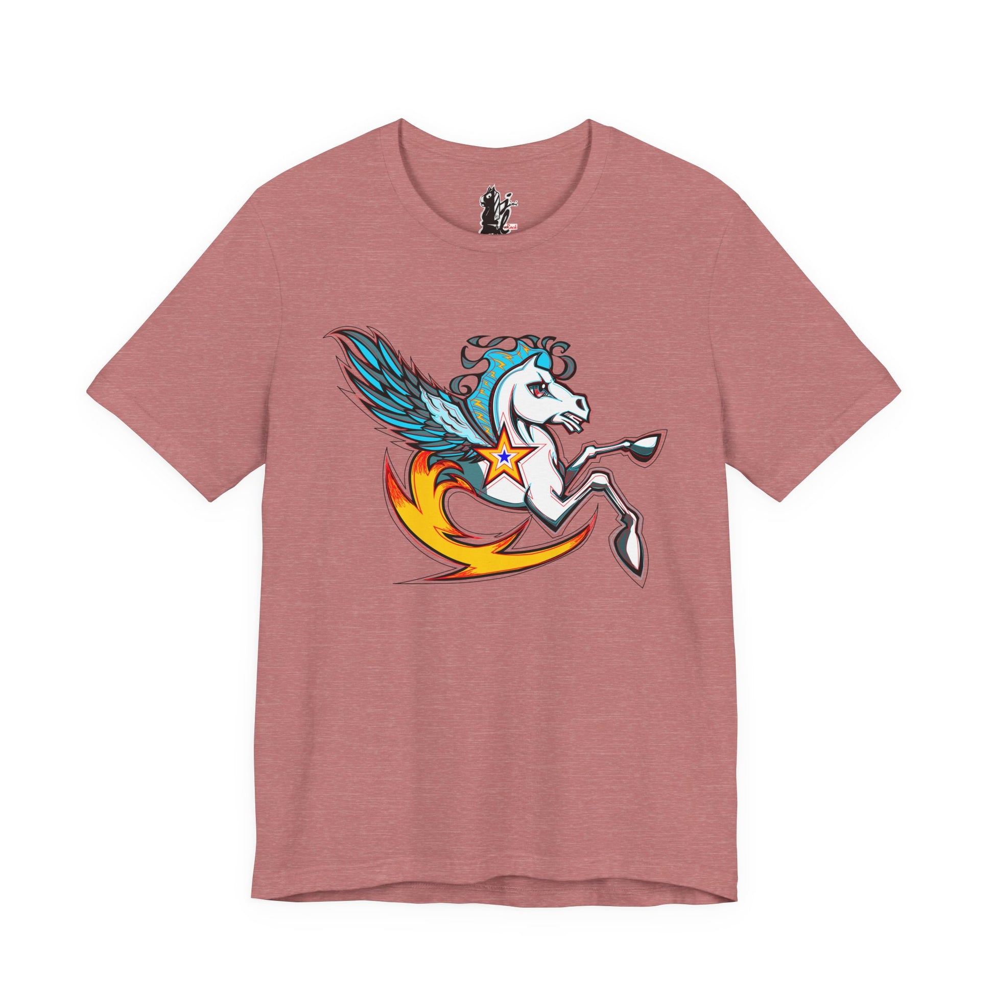 Pegasus Star Tee — Colorful Winged Unicorn Graphic T-Shirt