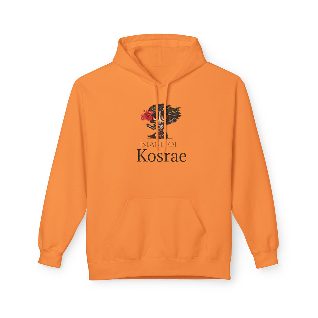Kosrae Island Hoodie — Tropical Floral Island Graphic Sweatshirt