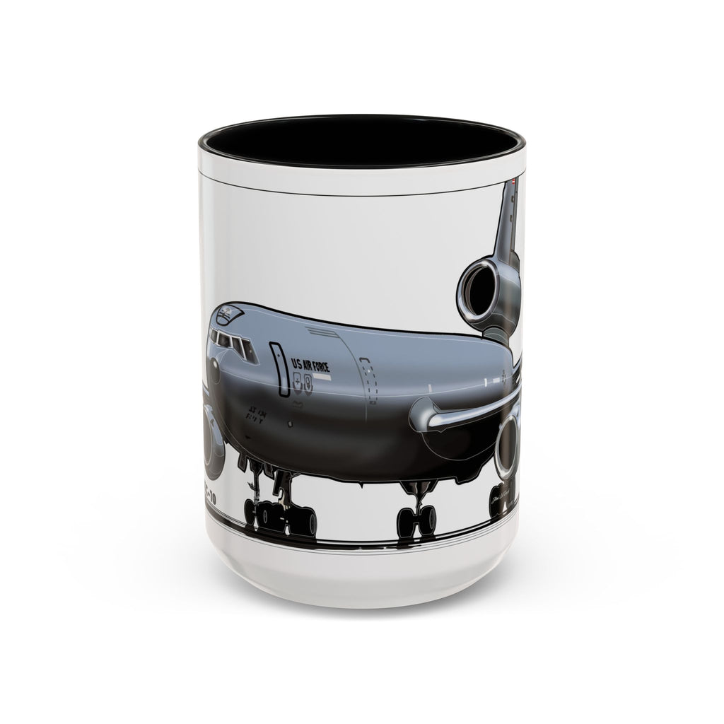 Airplane Lover's Accent Coffee Mug | Travel Gift, Aviation Decor, Pilot Present, Unique Coffee Cup, Jet Enthusiast Mug