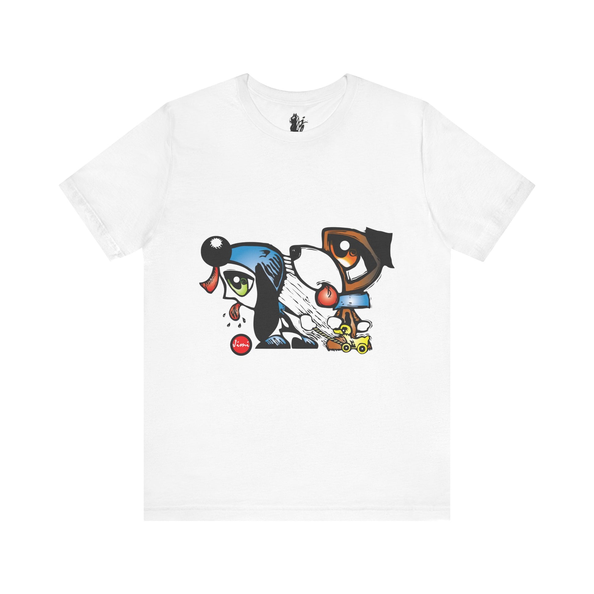 Pet Lovers' Graphic Tee, Fun Dog Design, Unisex Short Sleeve Shirt, Casual Wear, Animal Gift, Birthday Present, Dog Owner Apparel