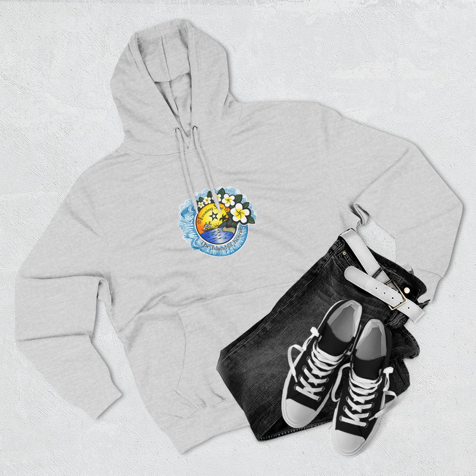Tropical Paradise Hoodie - Comfortable and Stylish Fleece Sweatshirt for Beach Lovers, Casual Wear, Travel Gift, Summer Apparel, [...]