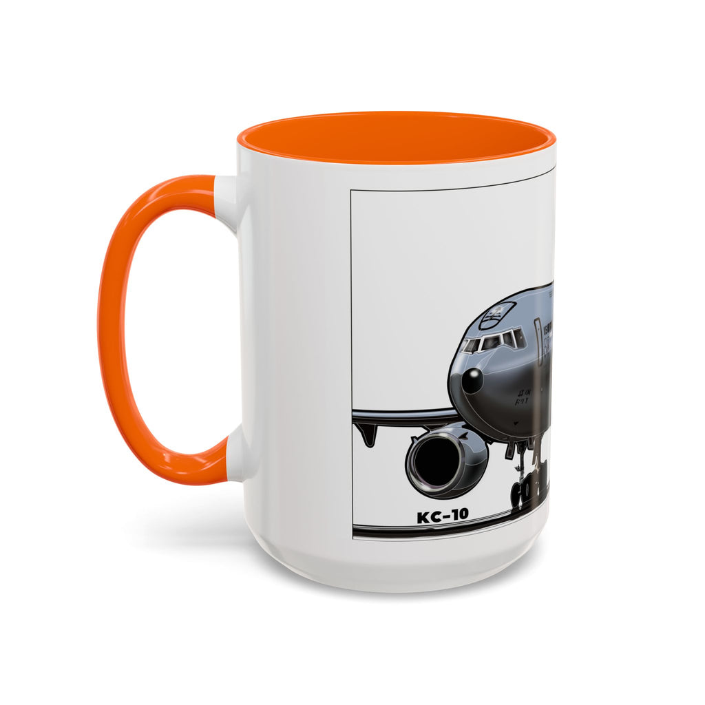Airplane Lover's Accent Coffee Mug | Travel Gift, Aviation Decor, Pilot Present, Unique Coffee Cup, Jet Enthusiast Mug