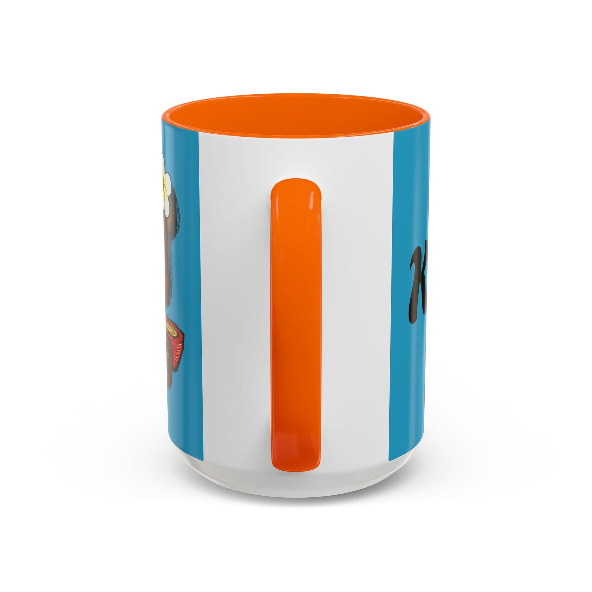 Tropical Bear Coffee Mug, Cute Bear Mug, Relaxing Coffee Cup, Gifts for Animal Lovers, Fun Decor, Summer Vibes