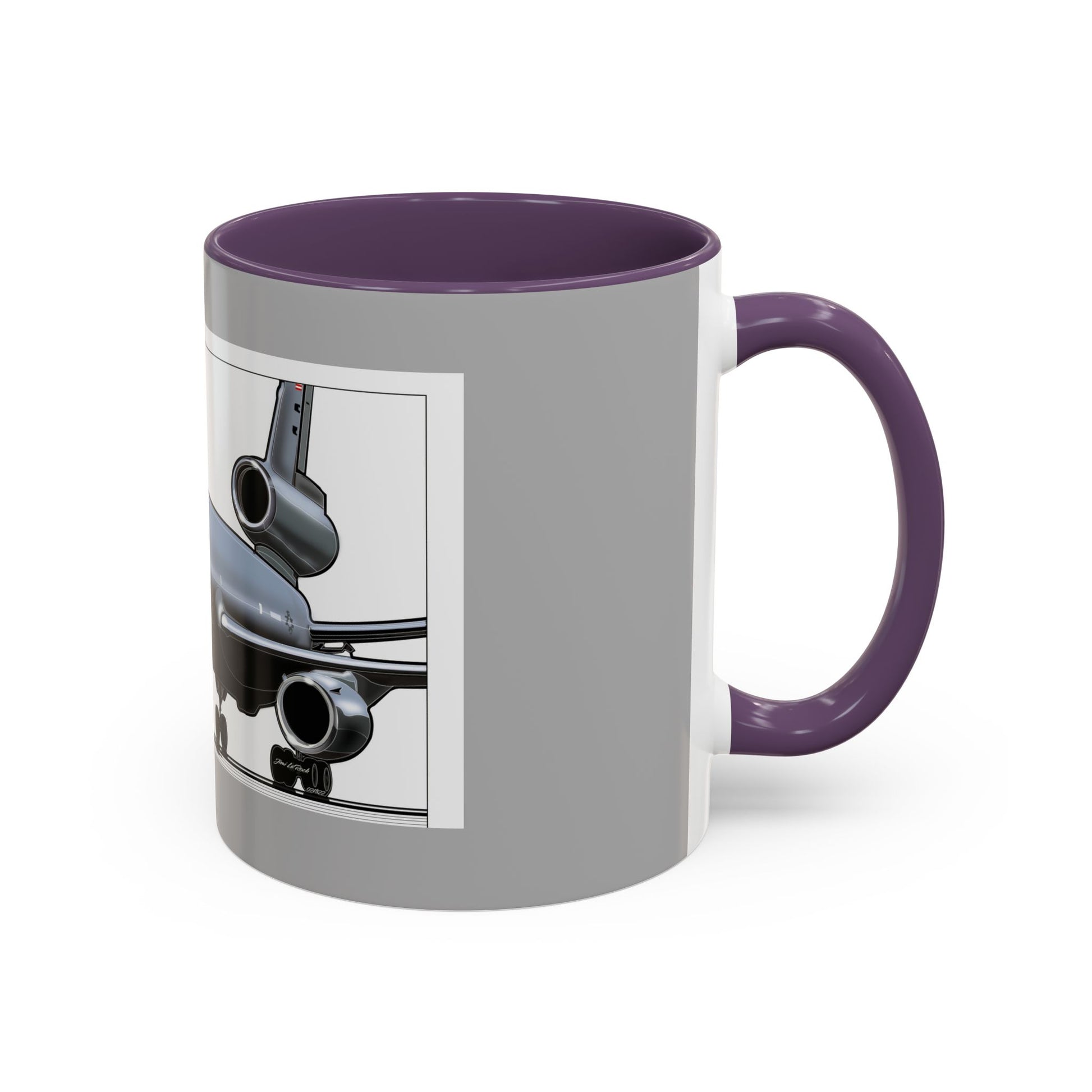 Airplane Lover's Accent Coffee Mug | Travel Gift, Aviation Decor, Pilot Present, Unique Coffee Cup, Jet Enthusiast Mug