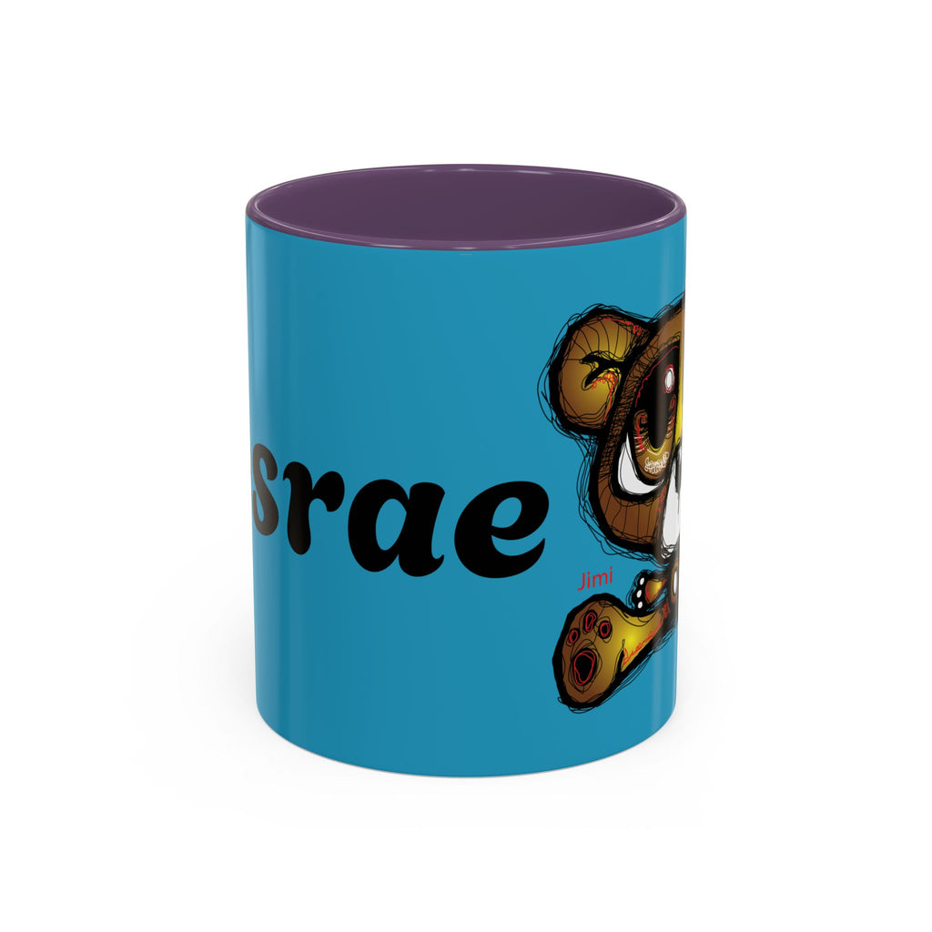 Tropical Bear Coffee Mug, Cute Bear Mug, Relaxing Coffee Cup, Gifts for Animal Lovers, Fun Decor, Summer Vibes