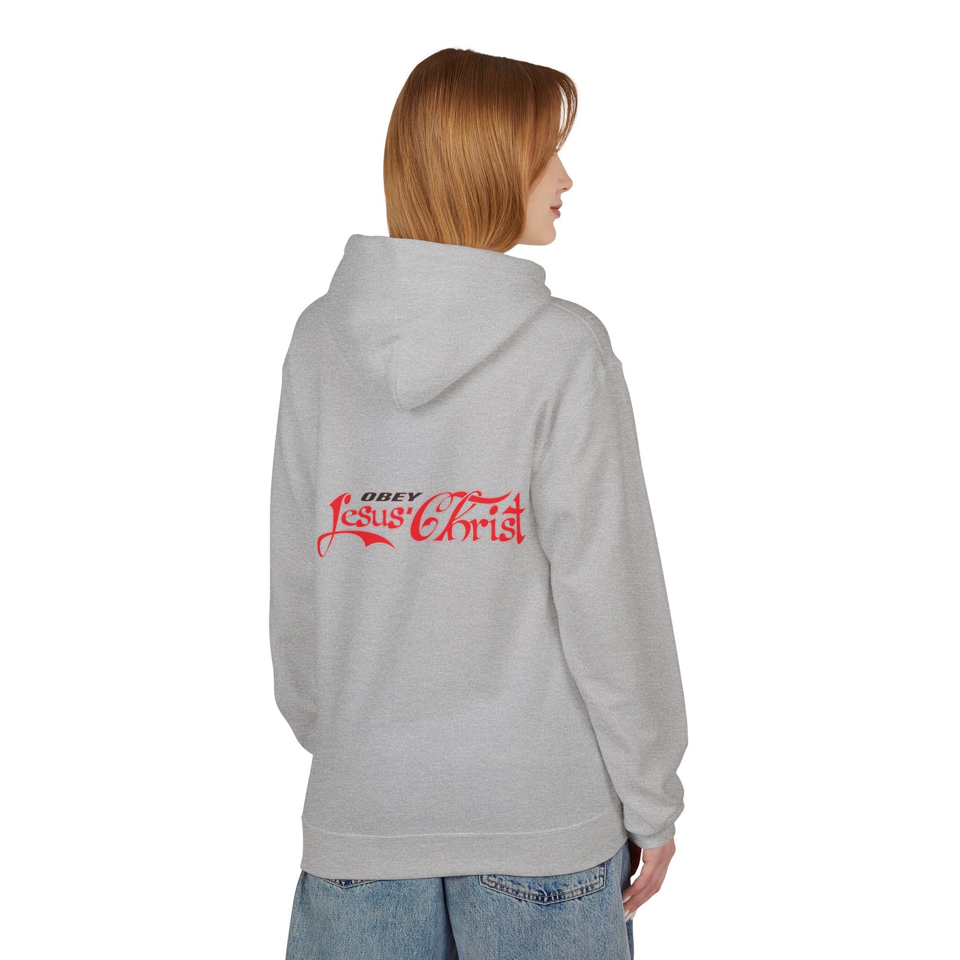 Obey Jesus Christ Hoodie | Religious Script, Christian Apparel