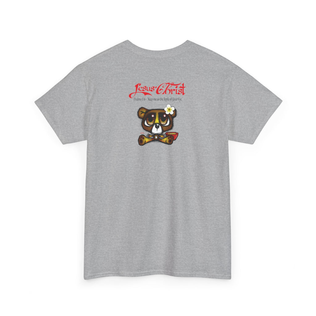 Christian Bear T-Shirt — "Jesus Christ" Psalm 73 Inspirational Faith Tee