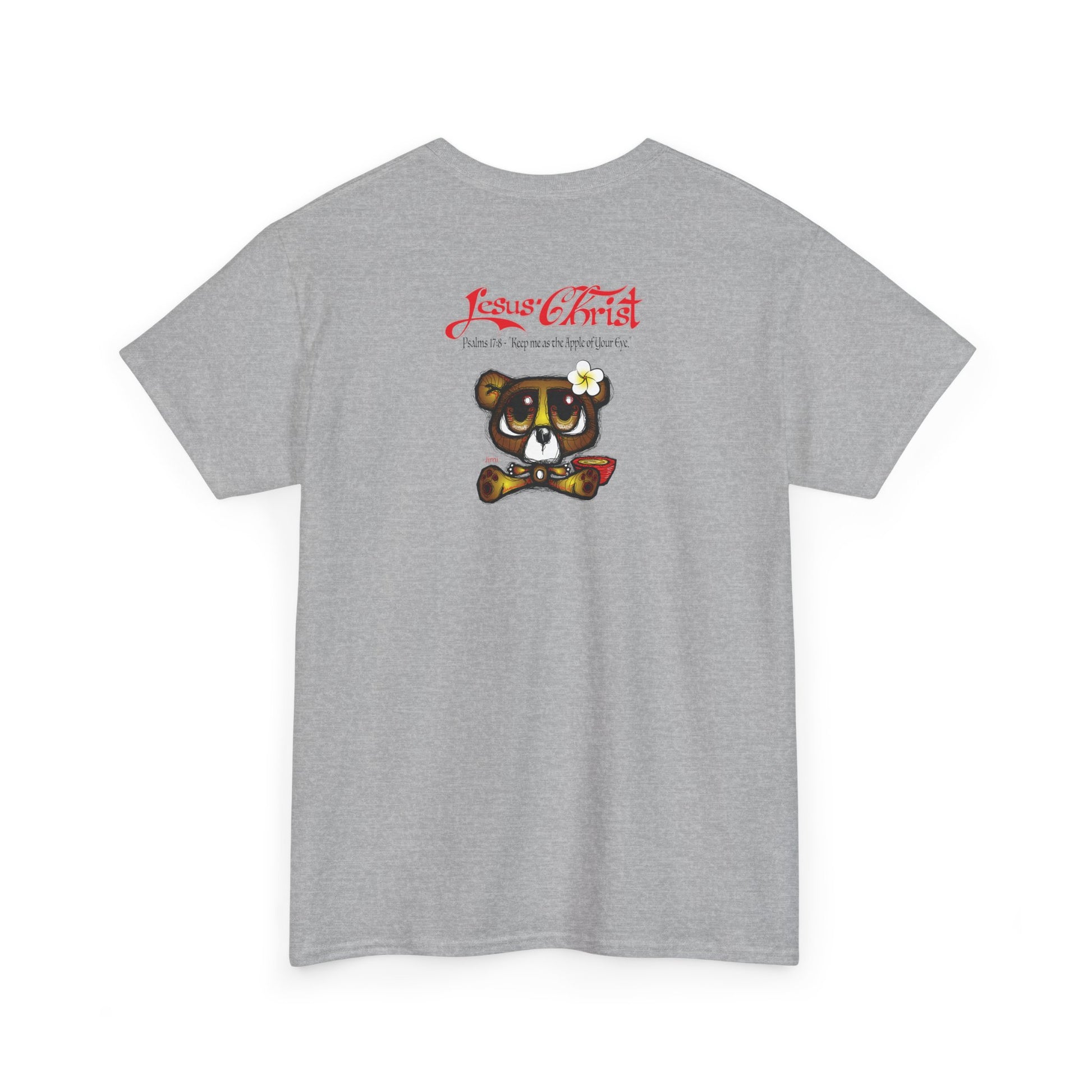 Christian Bear T-Shirt — "Jesus Christ" Psalm 73 Inspirational Faith Tee