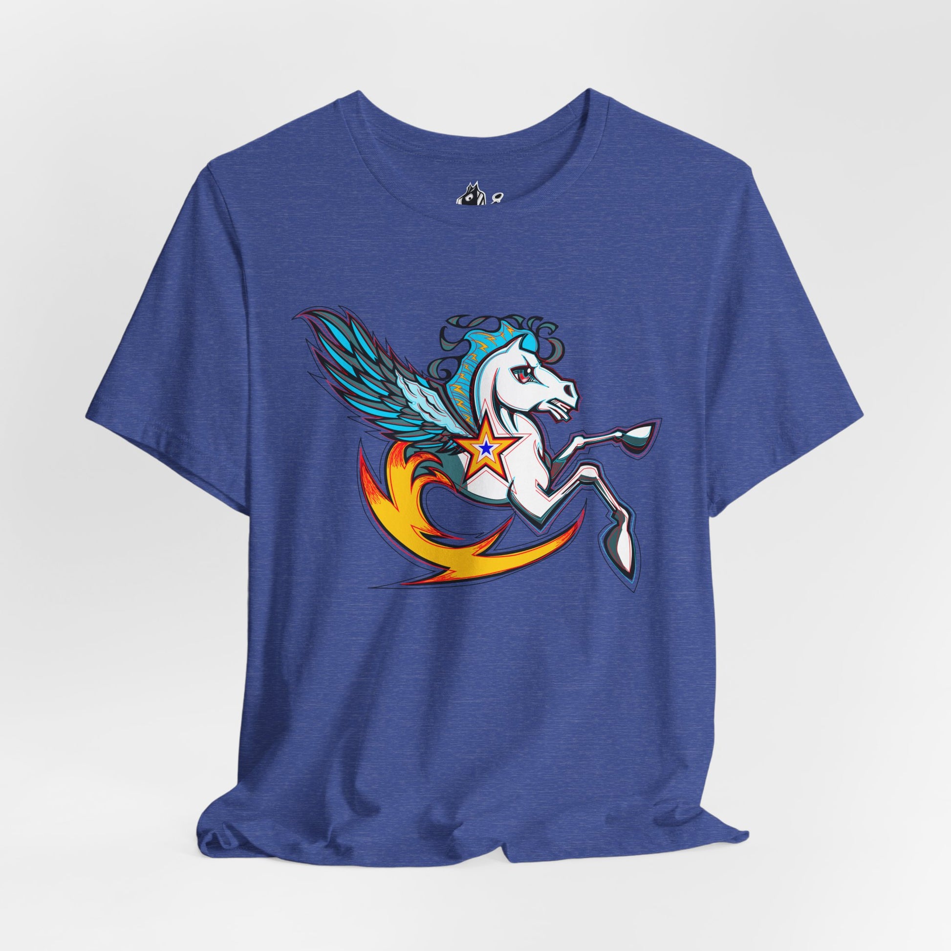 Pegasus Star Tee — Colorful Winged Unicorn Graphic T-Shirt