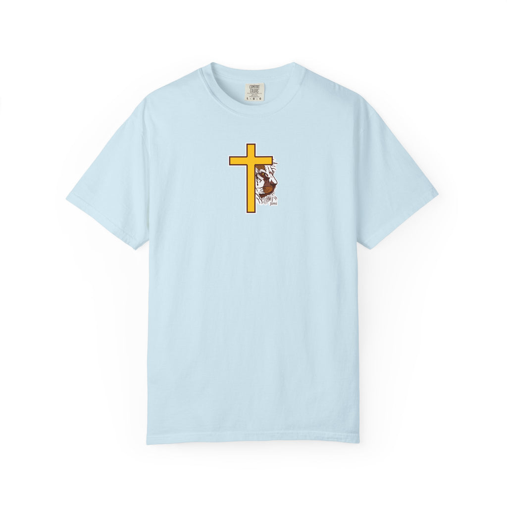 Lion Crown with Cross T-shirt | Religious Faith Graphic Tee