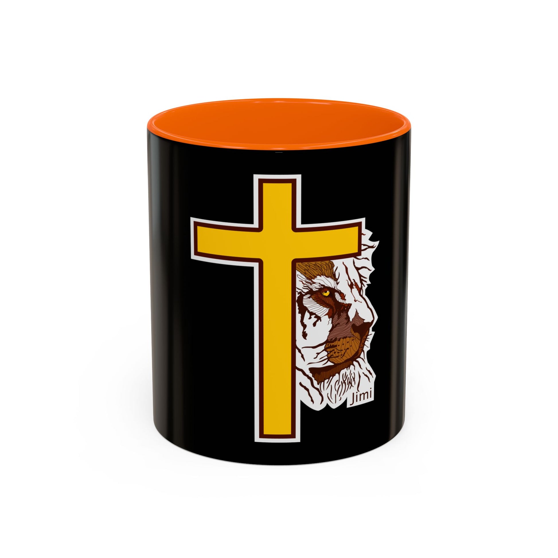 Christian Cross Coffee Mug with Jesus's Crown — Faith Gift 11/15oz