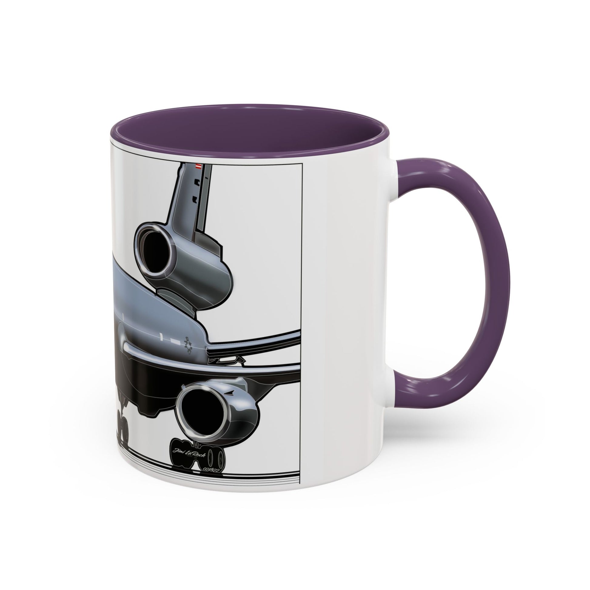 Airplane Lover's Accent Coffee Mug | Travel Gift, Aviation Decor, Pilot Present, Unique Coffee Cup, Jet Enthusiast Mug