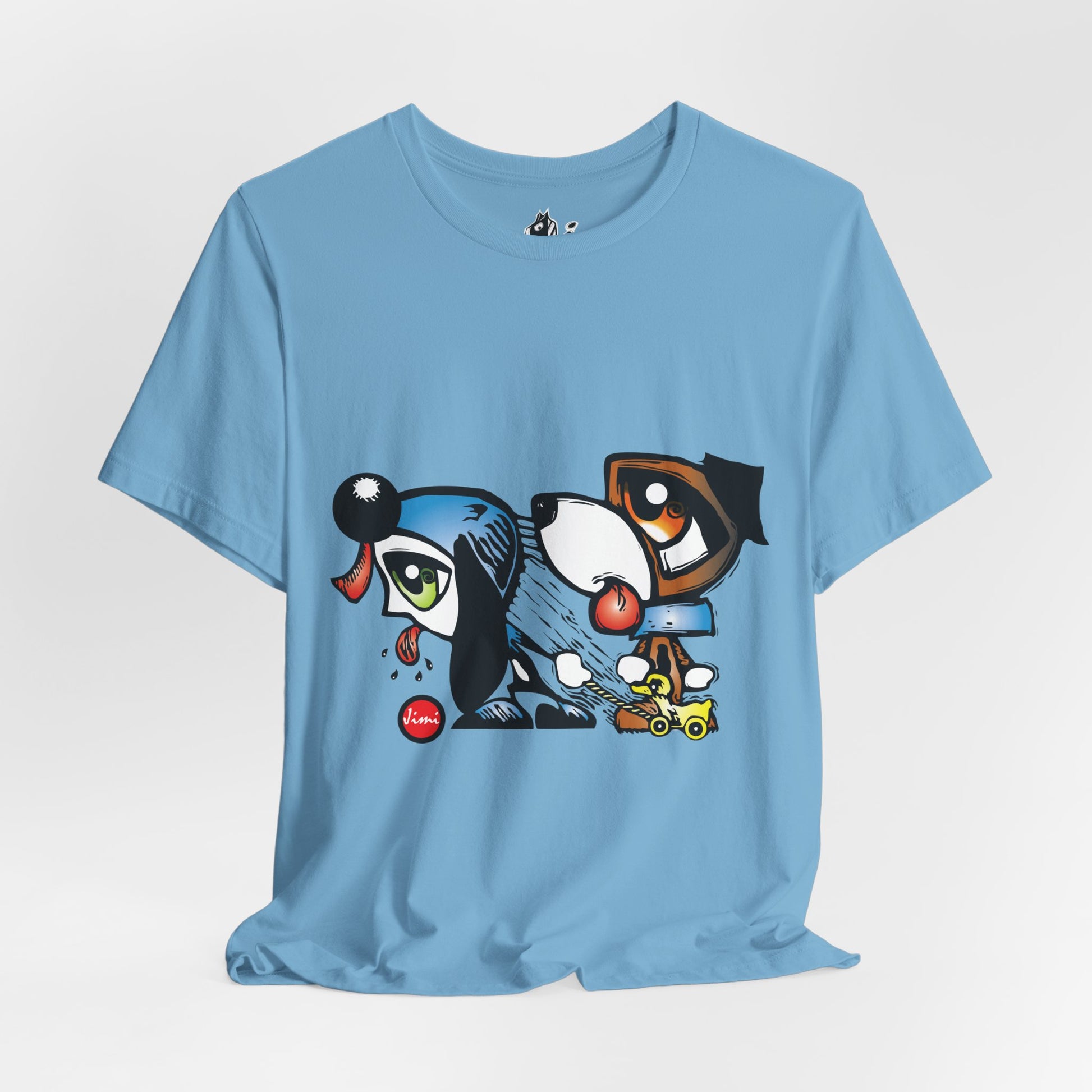 Pet Lovers' Graphic Tee, Fun Dog Design, Unisex Short Sleeve Shirt, Casual Wear, Animal Gift, Birthday Present, Dog Owner Apparel