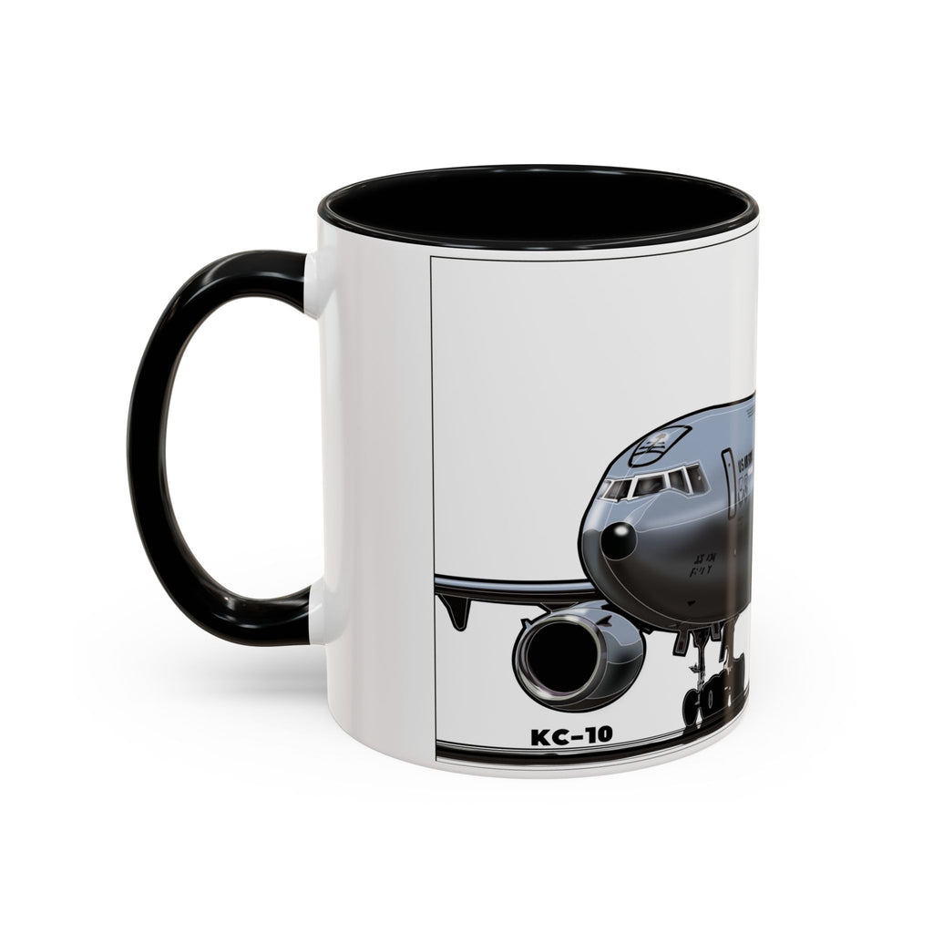 Airplane Lover's Accent Coffee Mug | Travel Gift, Aviation Decor, Pilot Present, Unique Coffee Cup, Jet Enthusiast Mug