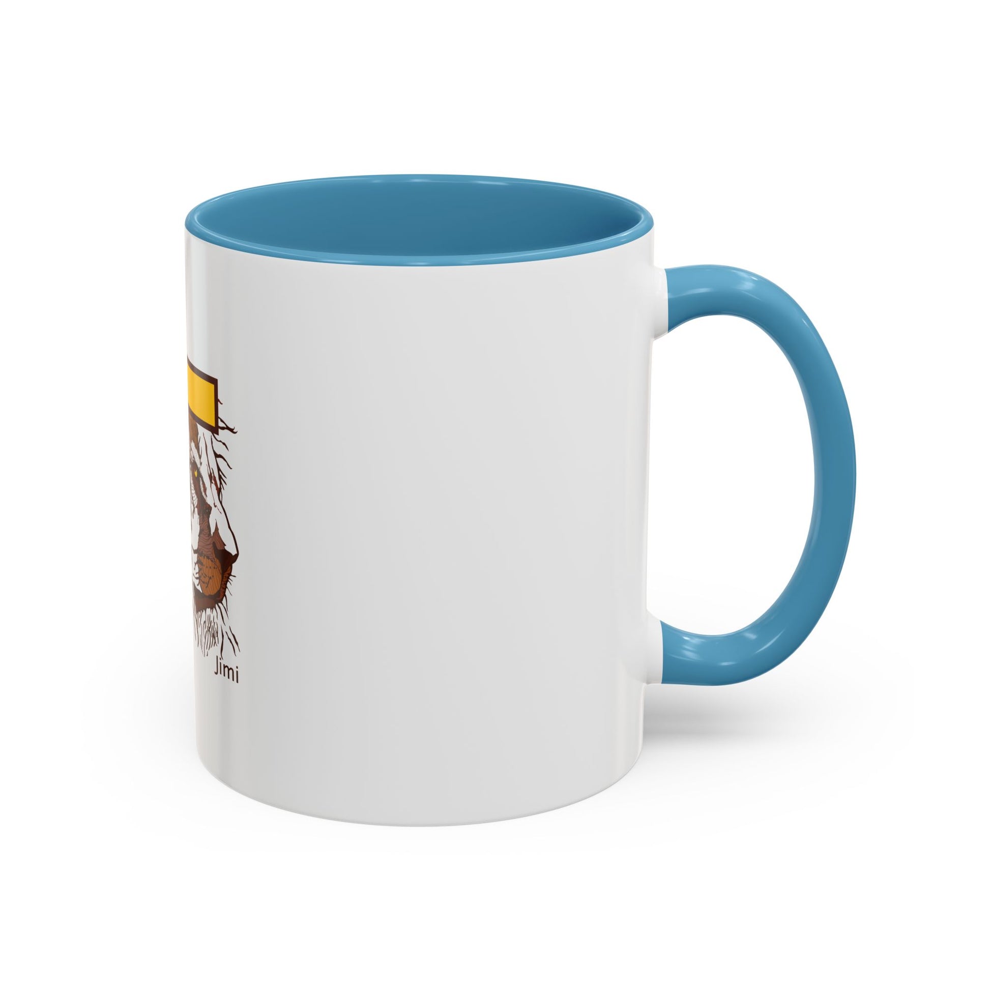 Christian Cross & Lion Accent Coffee Mug — Inspirational Scripture Design (11/15oz)