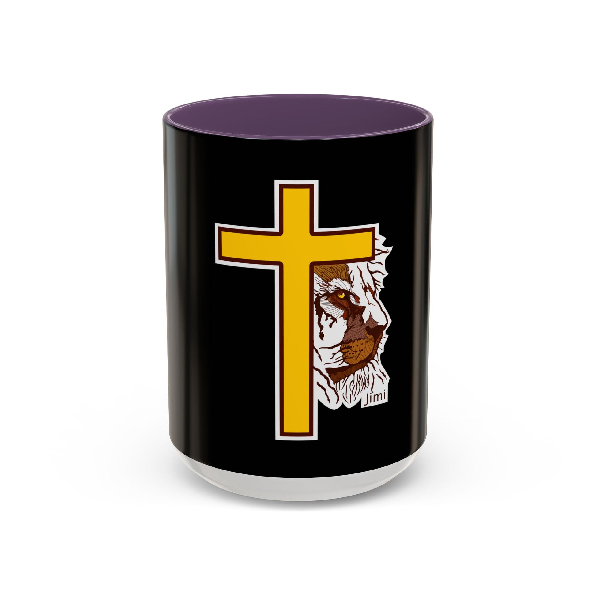 Christian Cross Coffee Mug with Jesus's Crown — Faith Gift 11/15oz