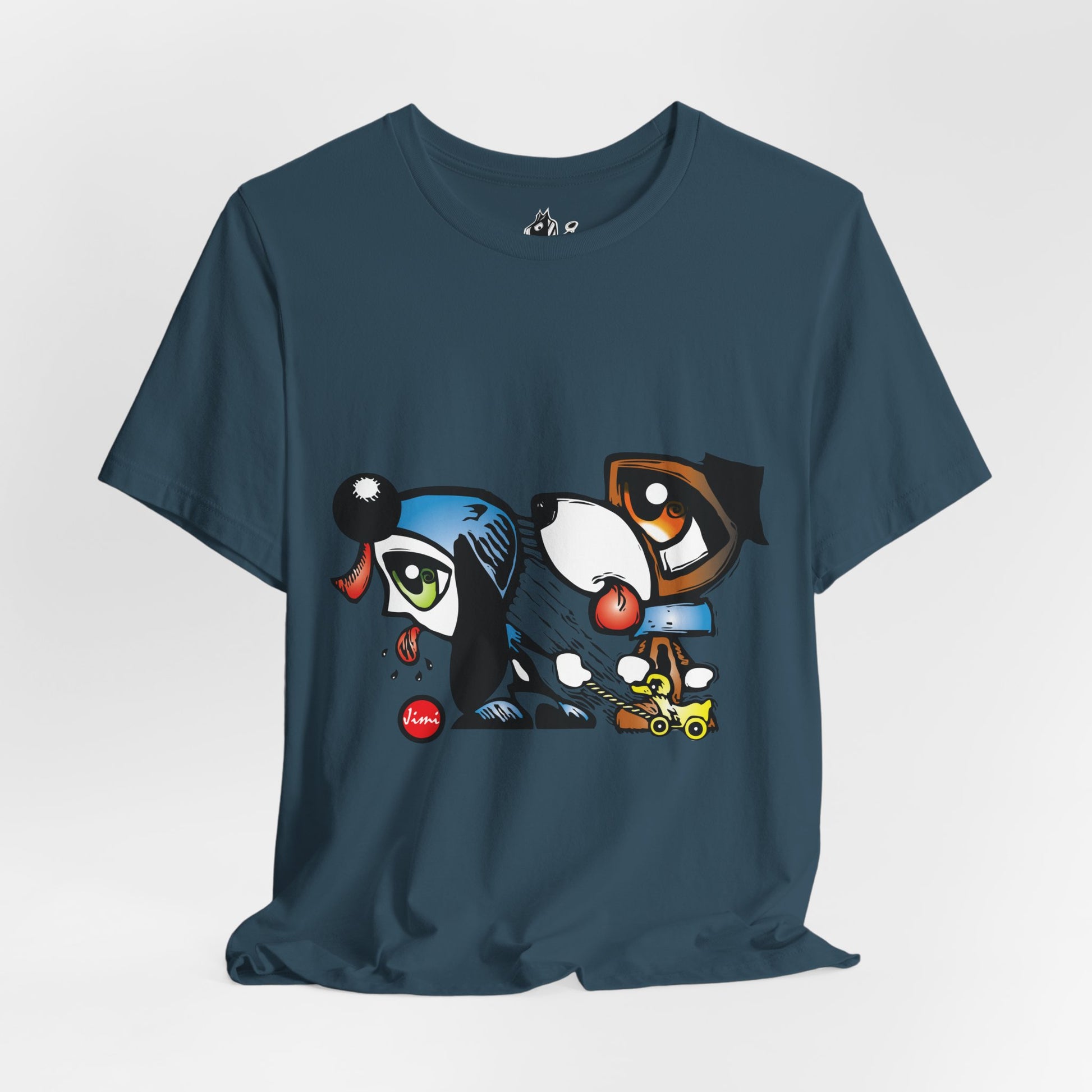 Pet Lovers' Graphic Tee, Fun Dog Design, Unisex Short Sleeve Shirt, Casual Wear, Animal Gift, Birthday Present, Dog Owner Apparel