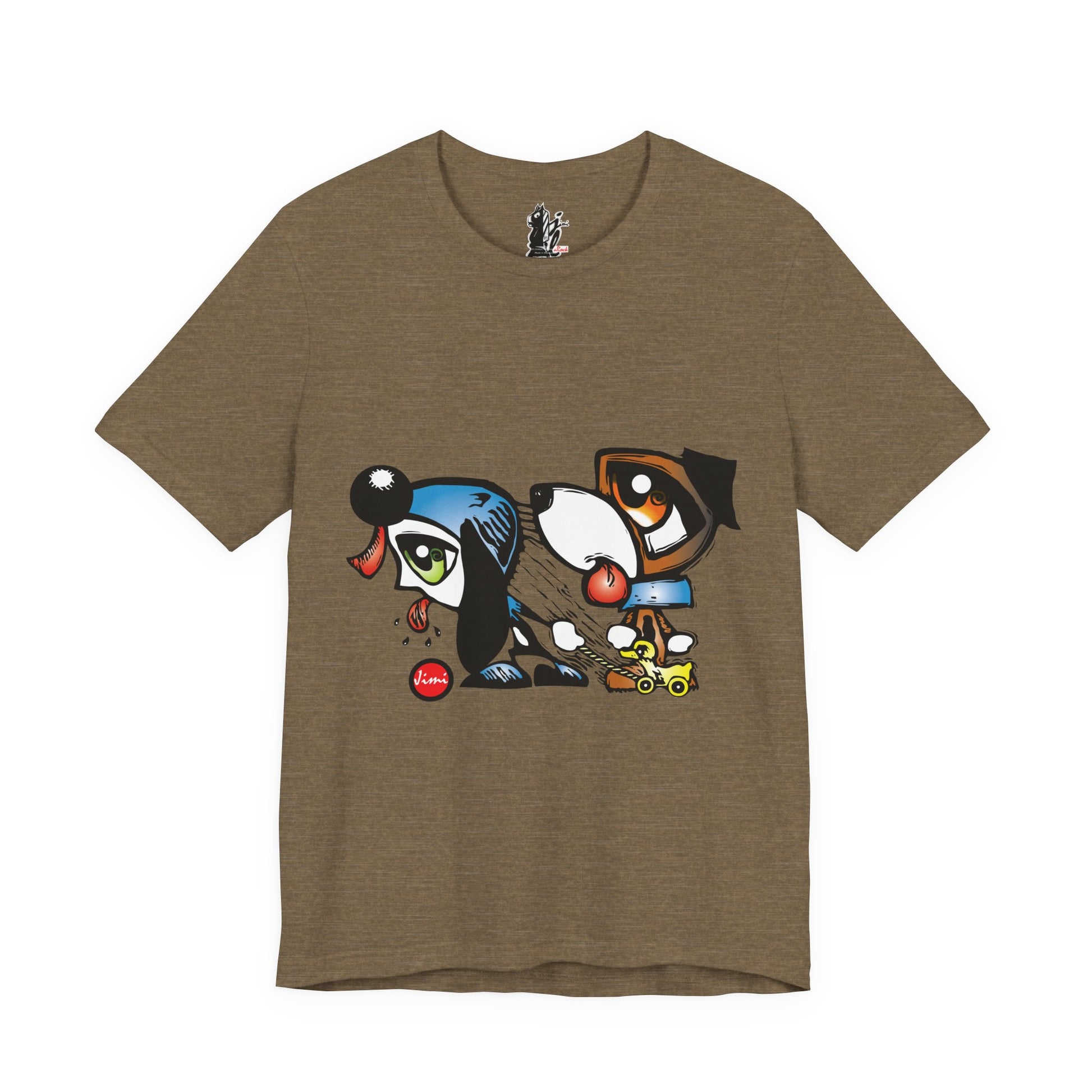 Pet Lovers' Graphic Tee, Fun Dog Design, Unisex Short Sleeve Shirt, Casual Wear, Animal Gift, Birthday Present, Dog Owner Apparel