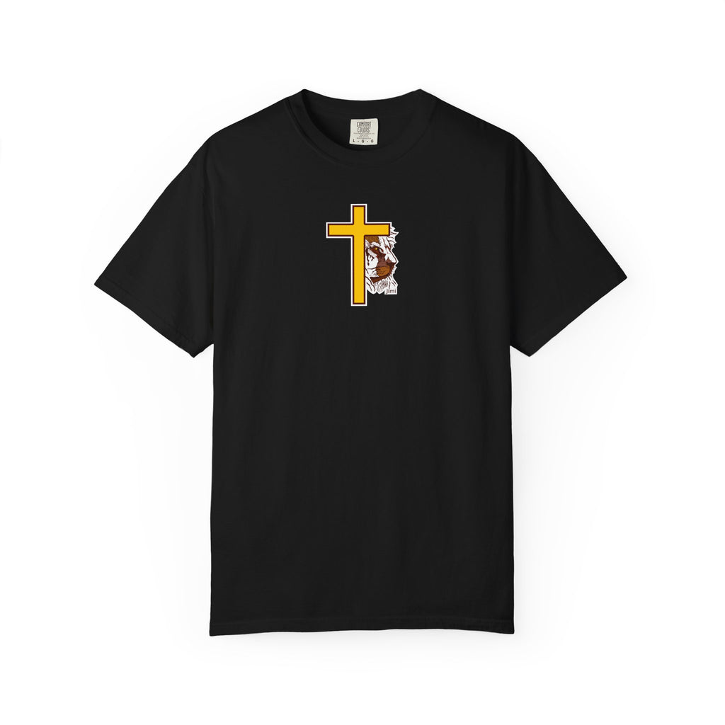 Lion Crown with Cross T-shirt | Religious Faith Graphic Tee