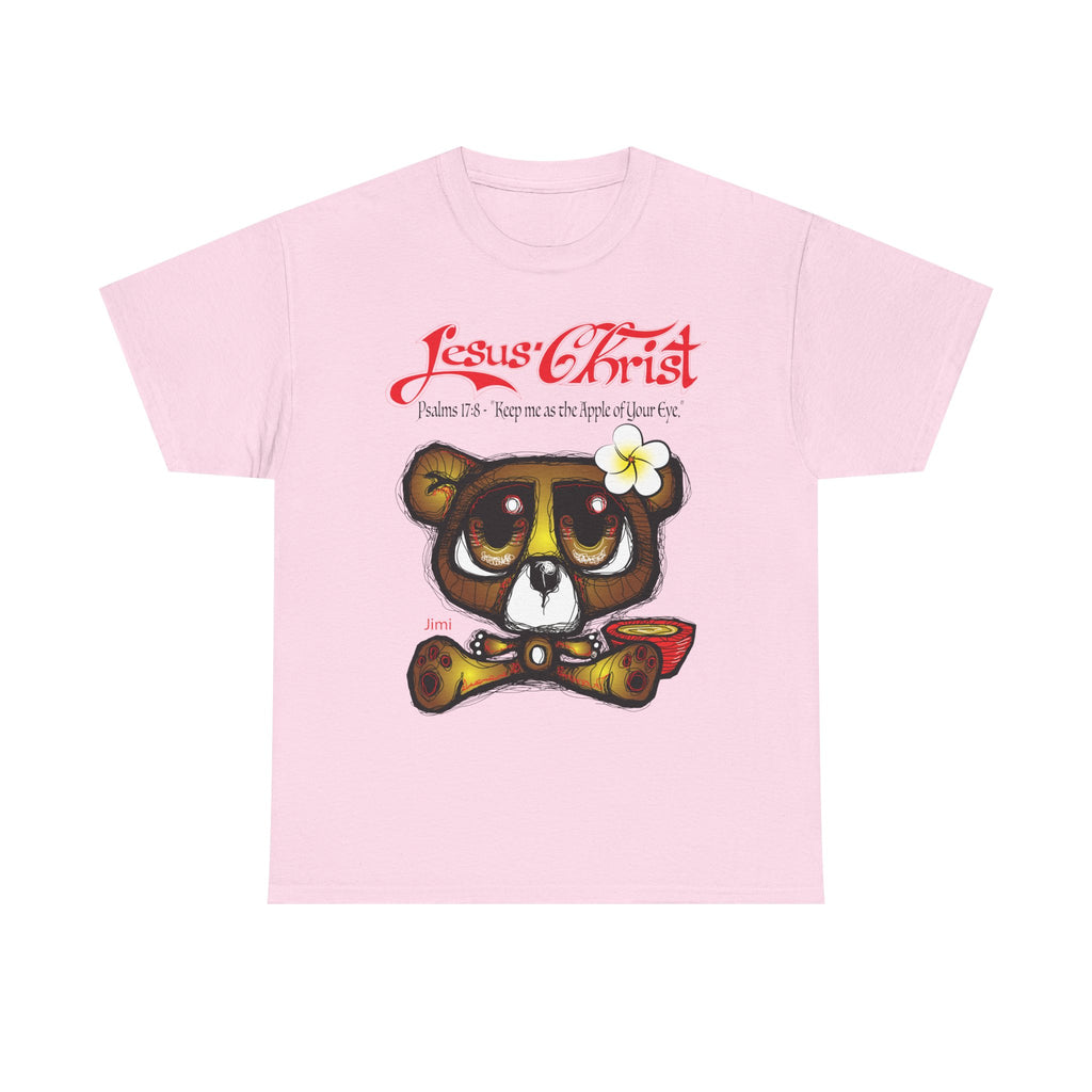 Christian Bear T-Shirt — "Jesus Christ" Psalm 73 Inspirational Faith Tee