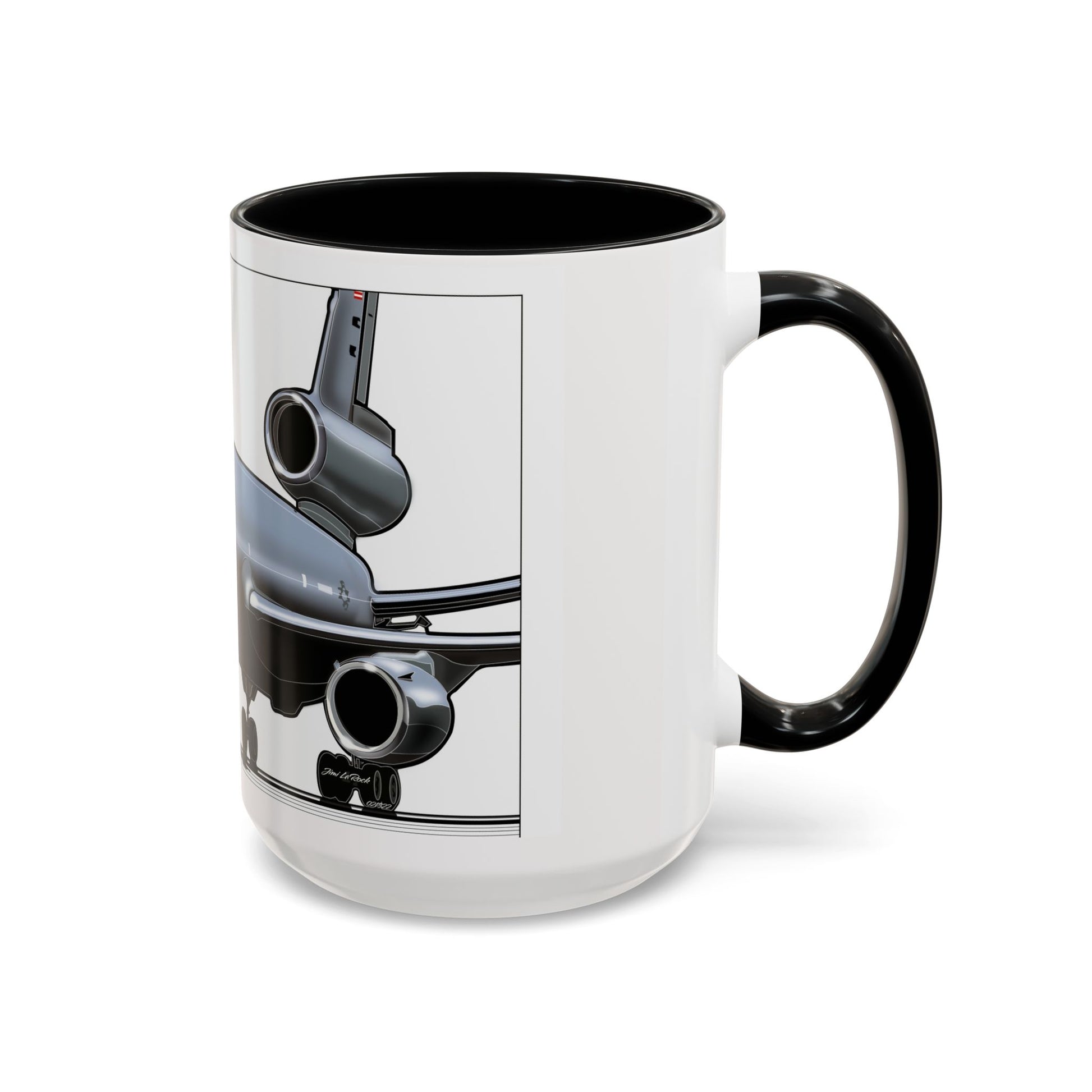 Airplane Lover's Accent Coffee Mug | Travel Gift, Aviation Decor, Pilot Present, Unique Coffee Cup, Jet Enthusiast Mug