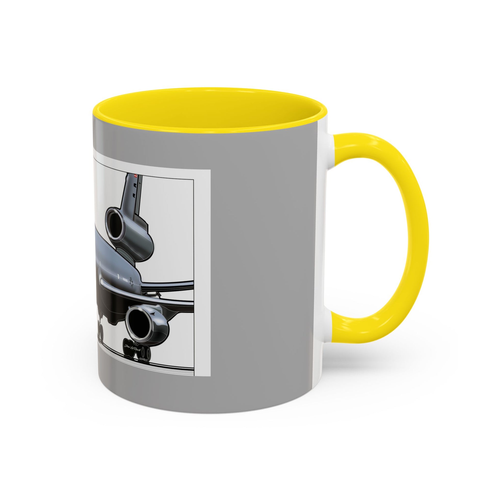 Airplane Lover's Accent Coffee Mug | Travel Gift, Aviation Decor, Pilot Present, Unique Coffee Cup, Jet Enthusiast Mug