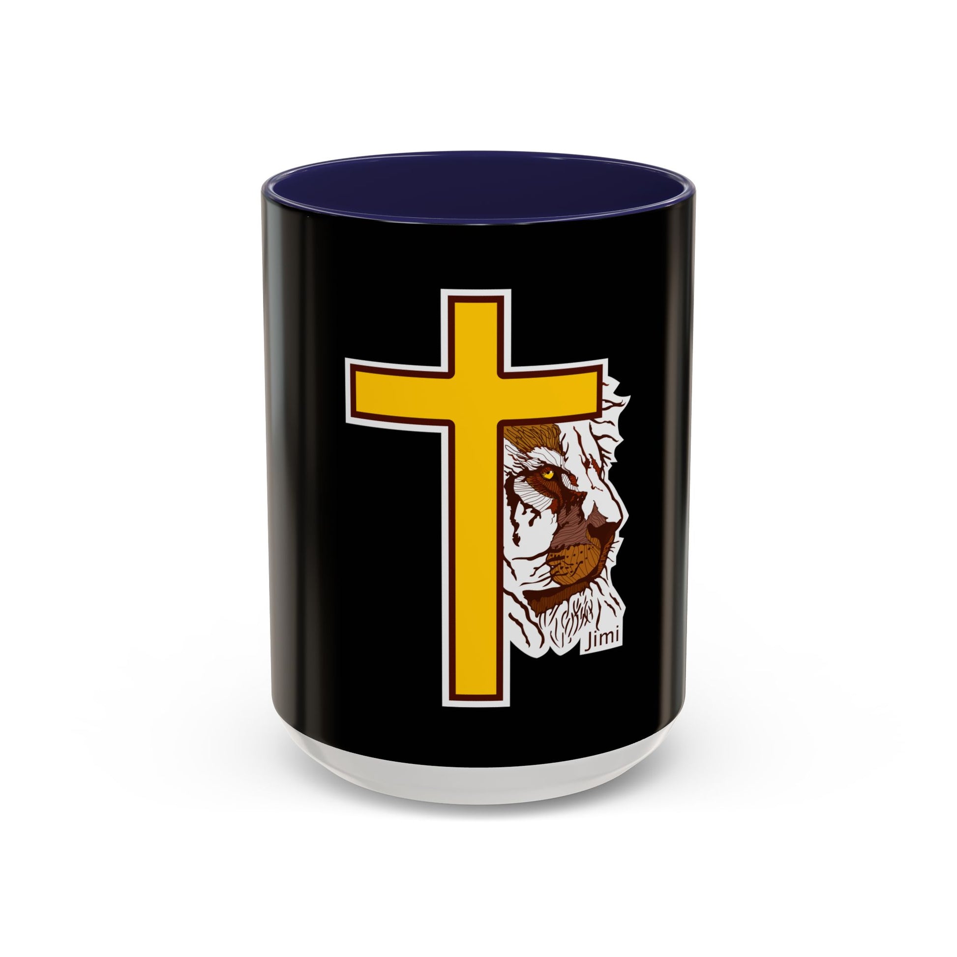 Christian Cross Coffee Mug with Jesus's Crown — Faith Gift 11/15oz