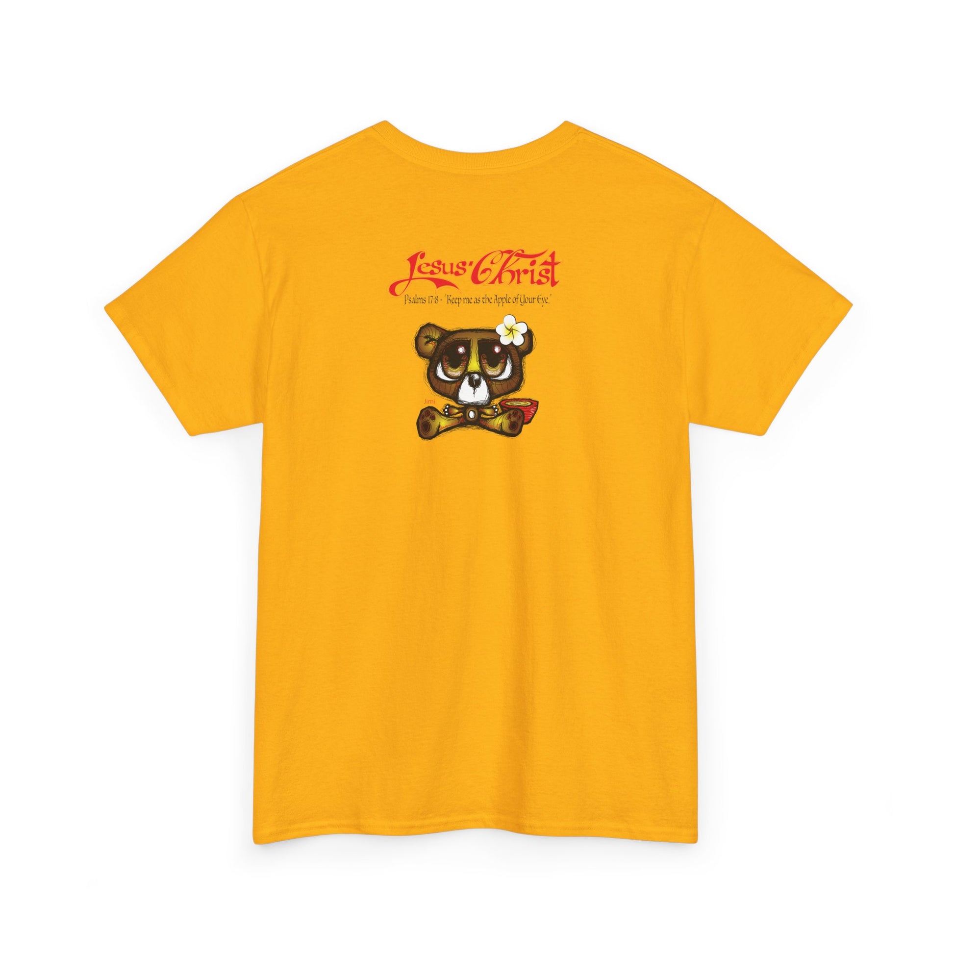 Christian Bear T-Shirt — "Jesus Christ" Psalm 73 Inspirational Faith Tee