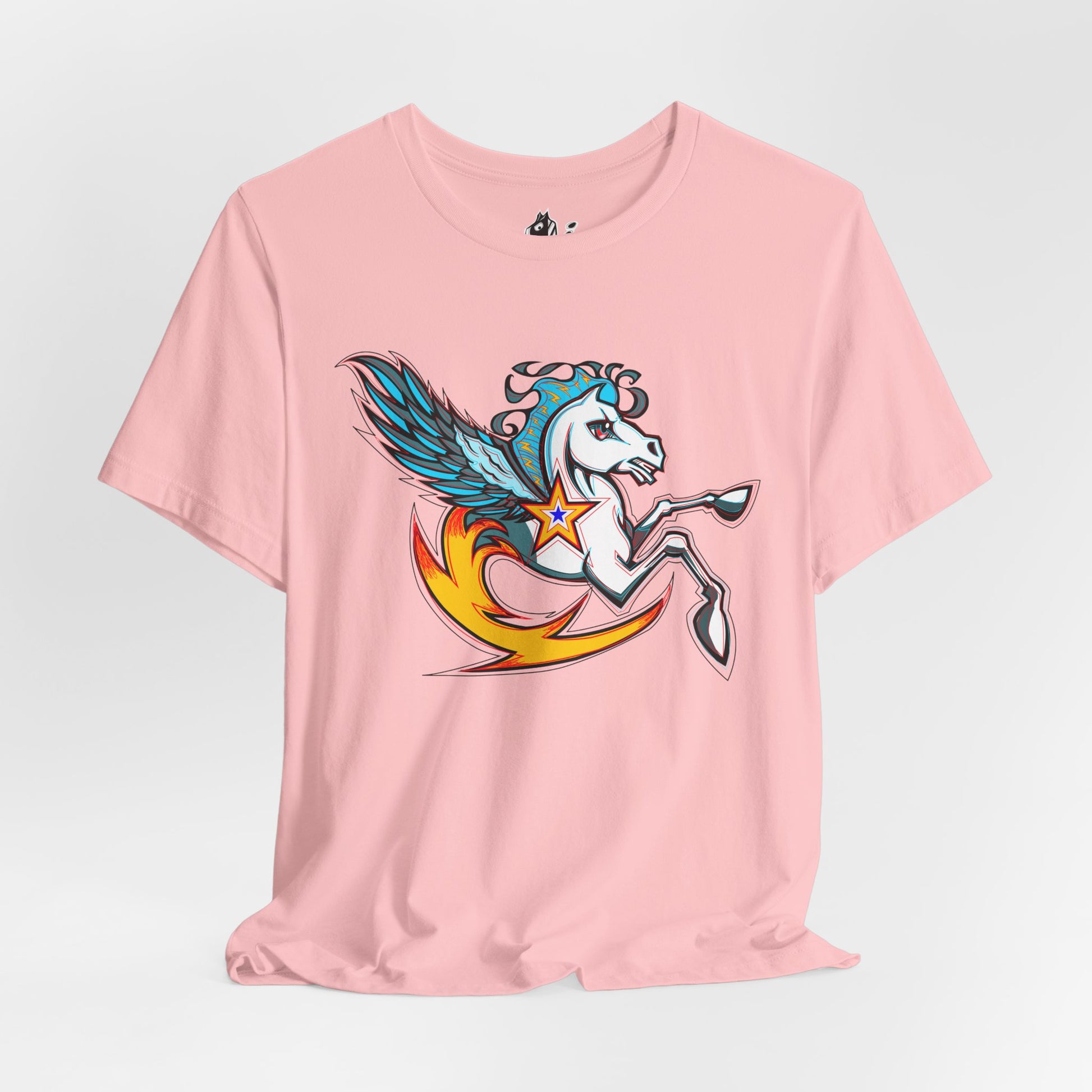 Pegasus Star Tee — Colorful Winged Unicorn Graphic T-Shirt