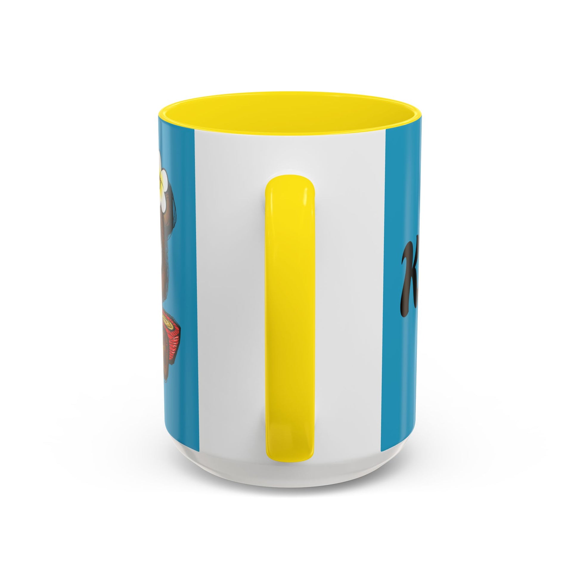 Tropical Bear Coffee Mug, Cute Bear Mug, Relaxing Coffee Cup, Gifts for Animal Lovers, Fun Decor, Summer Vibes