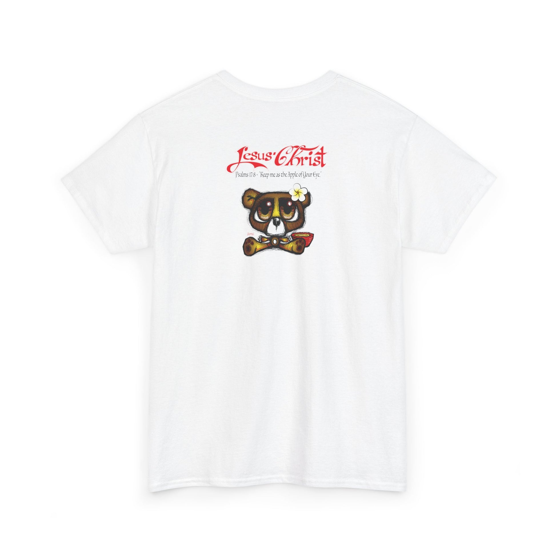 Christian Bear T-Shirt — "Jesus Christ" Psalm 73 Inspirational Faith Tee