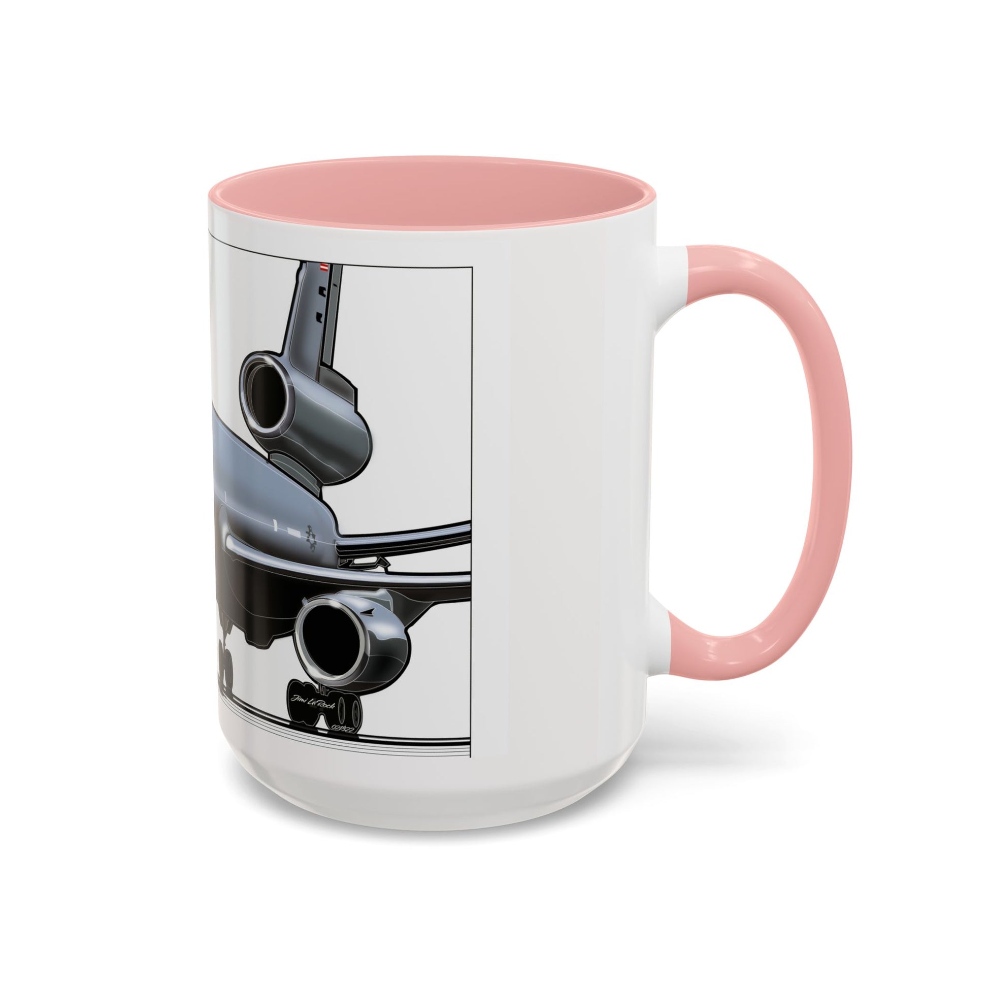 Airplane Lover's Accent Coffee Mug | Travel Gift, Aviation Decor, Pilot Present, Unique Coffee Cup, Jet Enthusiast Mug