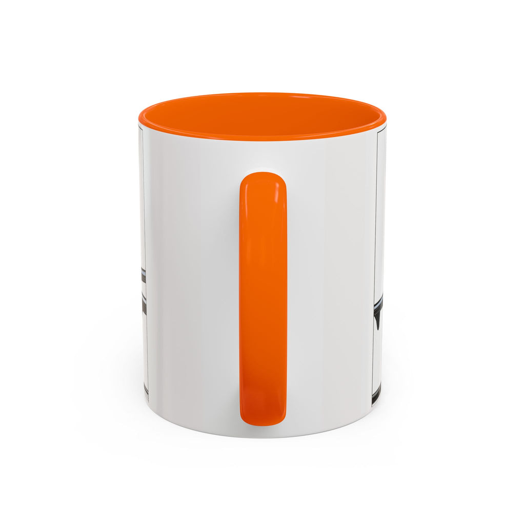 Airplane Lover's Accent Coffee Mug | Travel Gift, Aviation Decor, Pilot Present, Unique Coffee Cup, Jet Enthusiast Mug