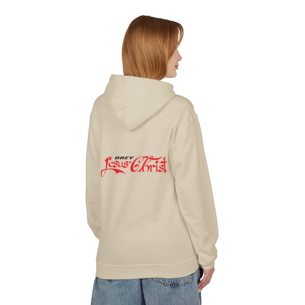 Obey Jesus Christ Hoodie | Religious Script, Christian Apparel