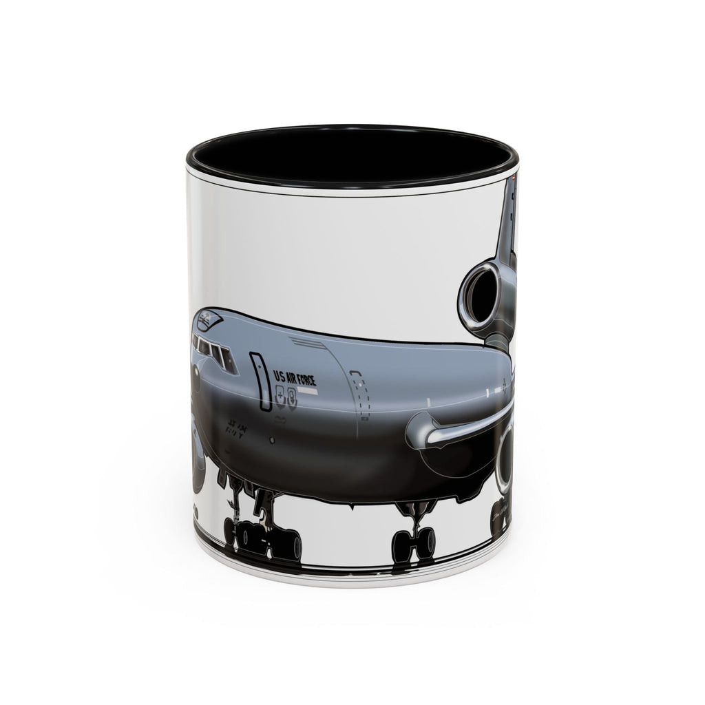 Airplane Lover's Accent Coffee Mug | Travel Gift, Aviation Decor, Pilot Present, Unique Coffee Cup, Jet Enthusiast Mug