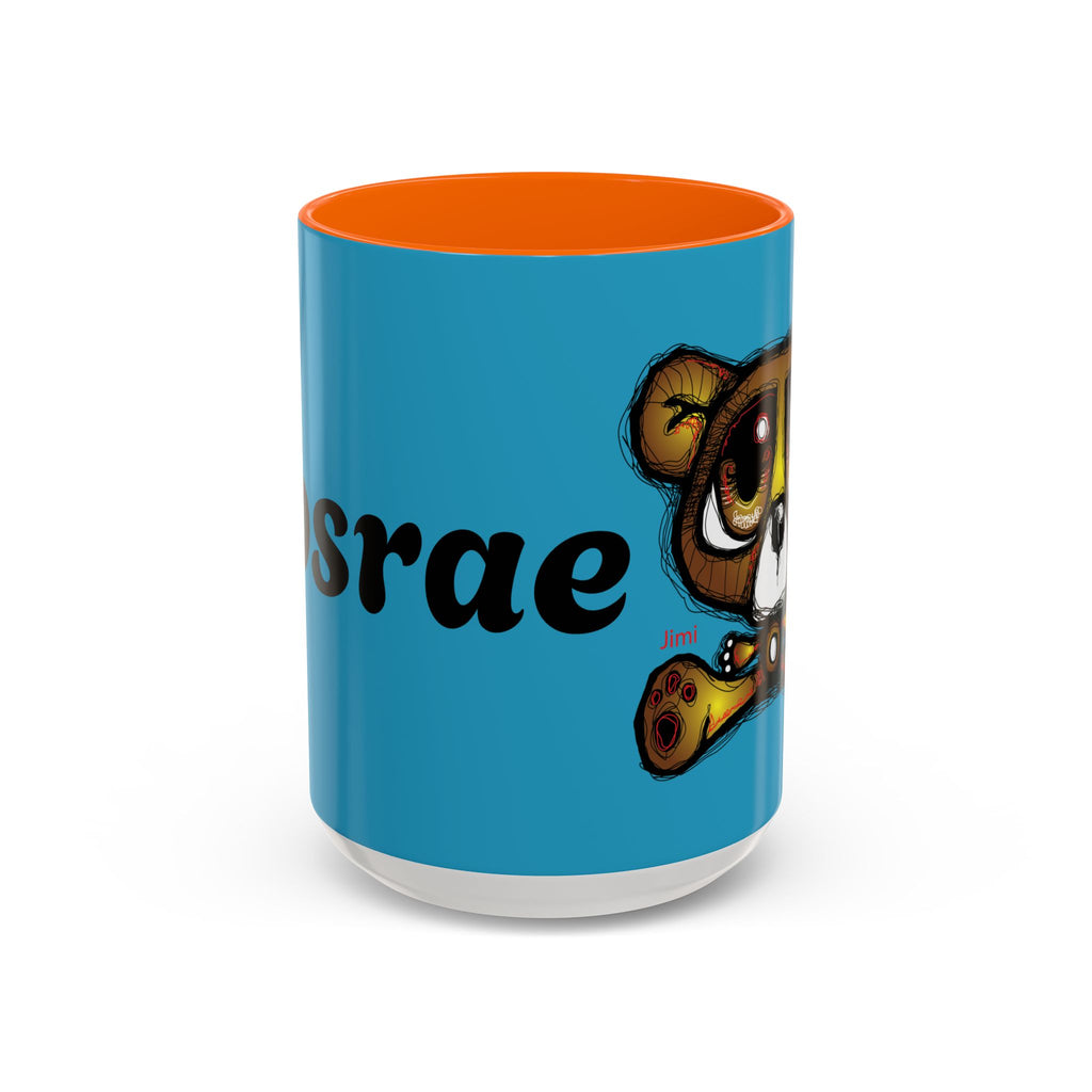 Tropical Bear Coffee Mug, Cute Bear Mug, Relaxing Coffee Cup, Gifts for Animal Lovers, Fun Decor, Summer Vibes