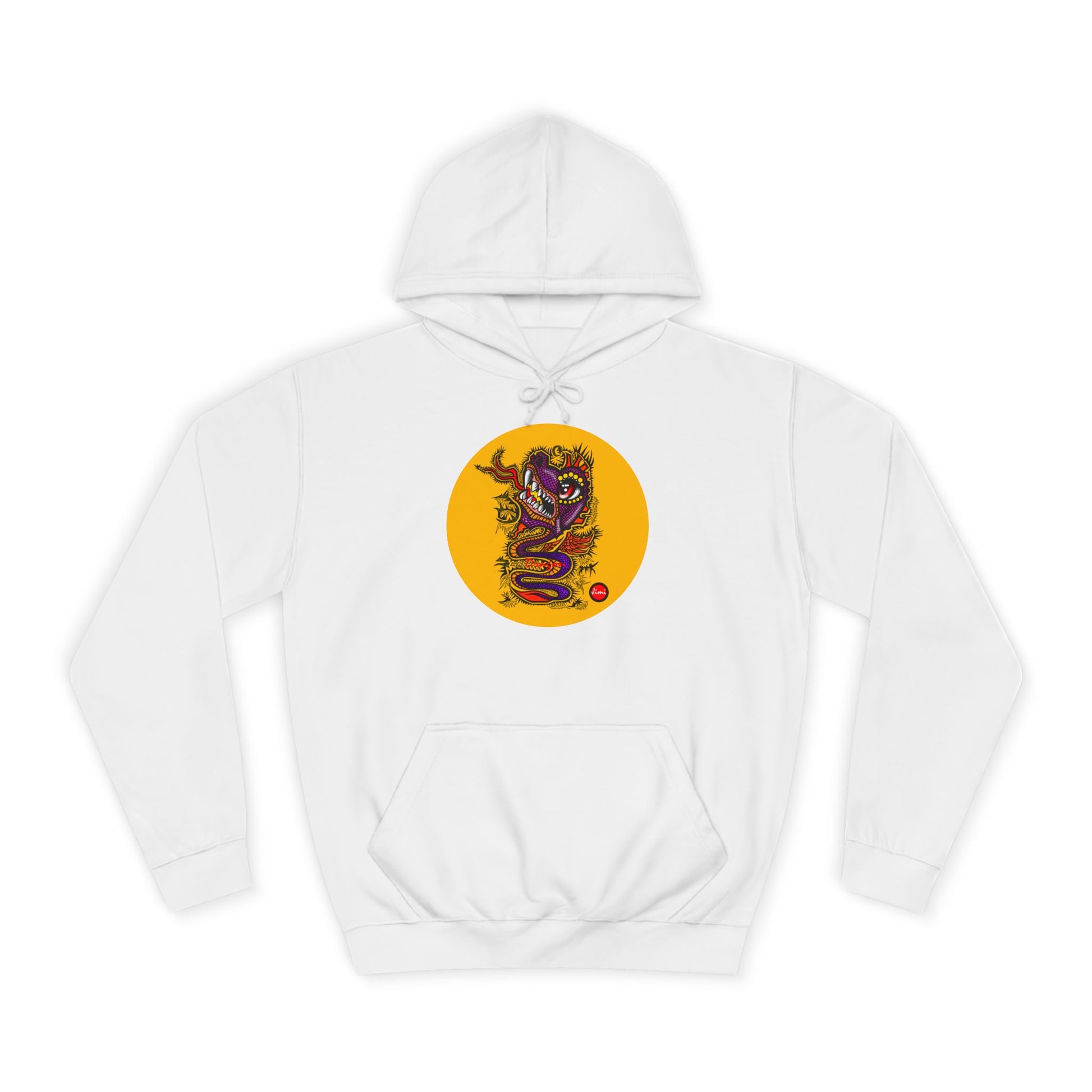 Vibrant Graphic College Hoodie, Unisex Sweatshirt, Casual College Apparel, Perfect for Students and Alumni, Comfortable Everyday Wear
