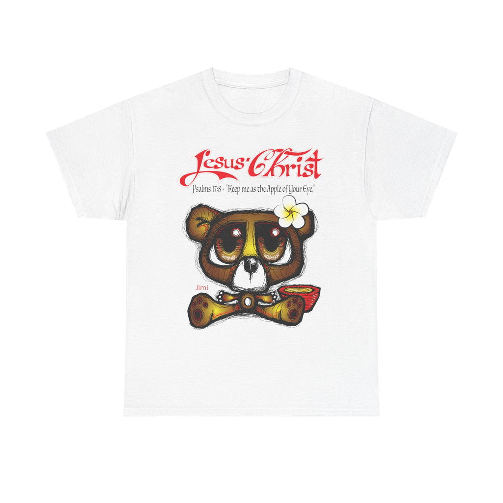 Christian Bear T-Shirt — "Jesus Christ" Psalm 73 Inspirational Faith Tee