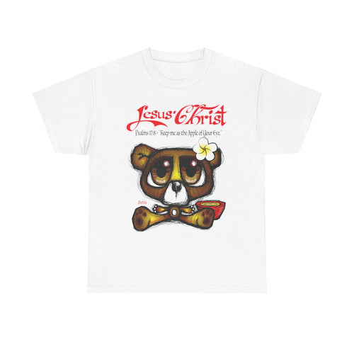 Christian Bear T-Shirt — "Jesus Christ" Psalm 73 Inspirational Faith Tee