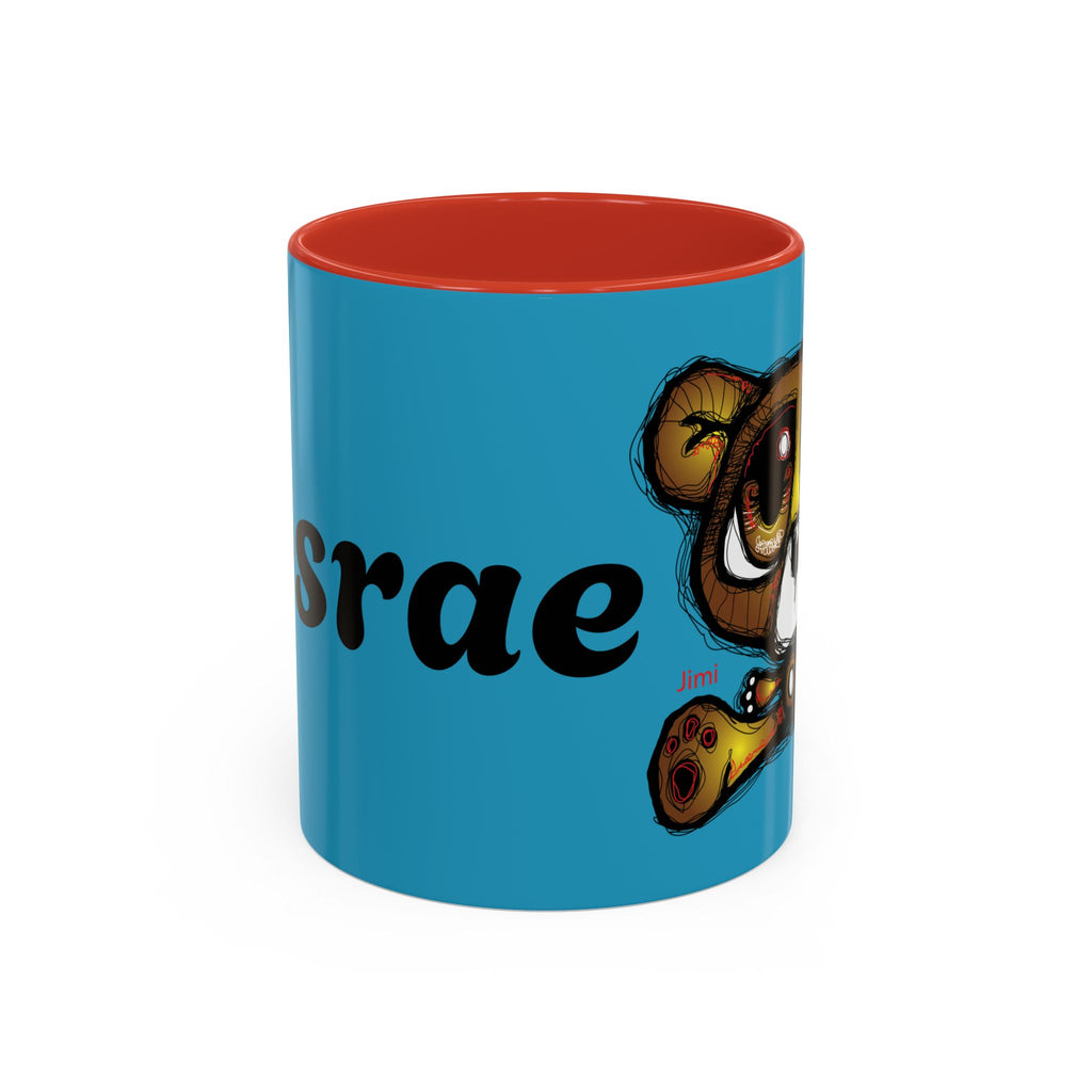 Tropical Bear Coffee Mug, Cute Bear Mug, Relaxing Coffee Cup, Gifts for Animal Lovers, Fun Decor, Summer Vibes